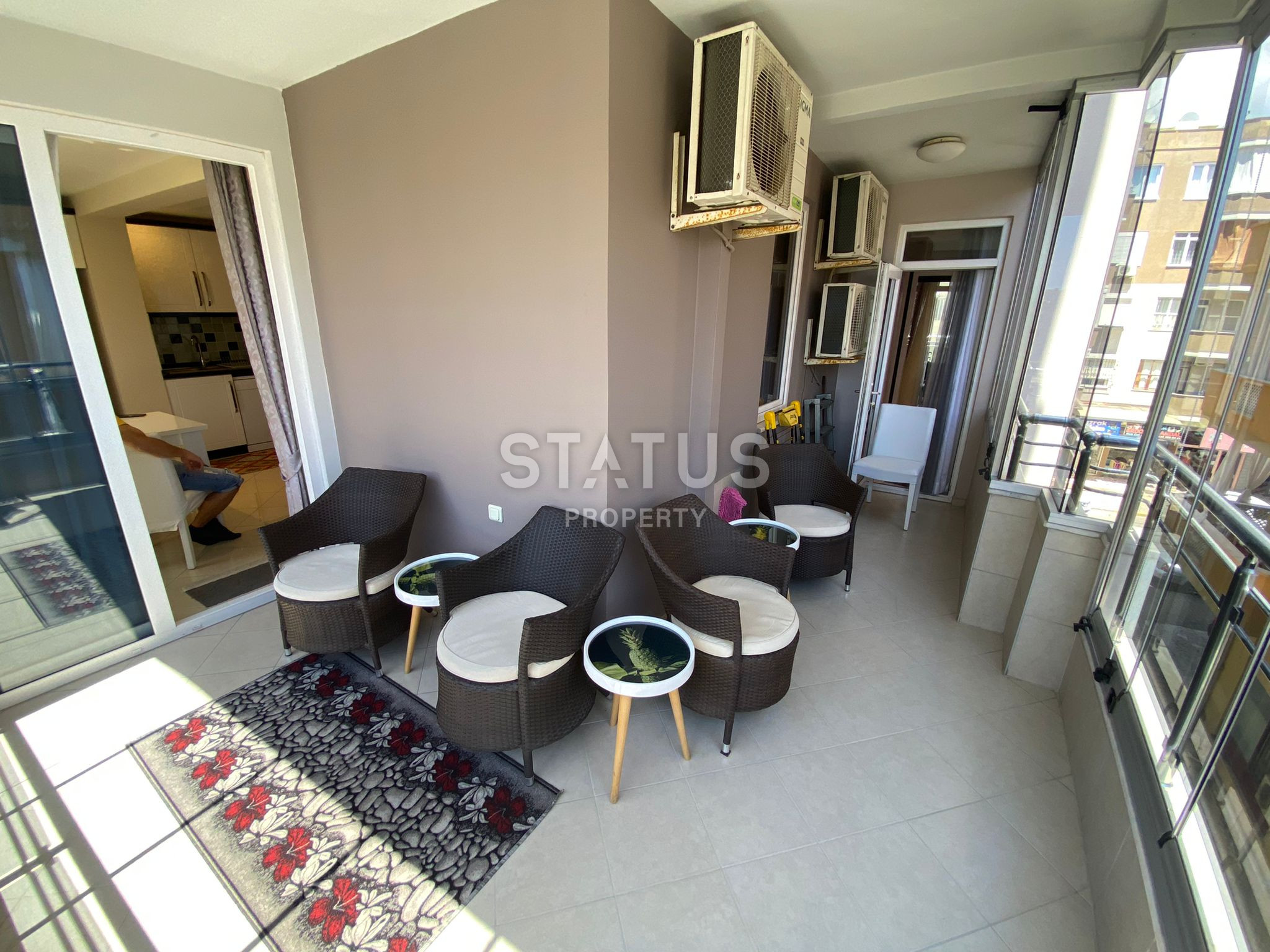 Three-room furnished apartment on Cleopatra beach. 90m2 фото 16