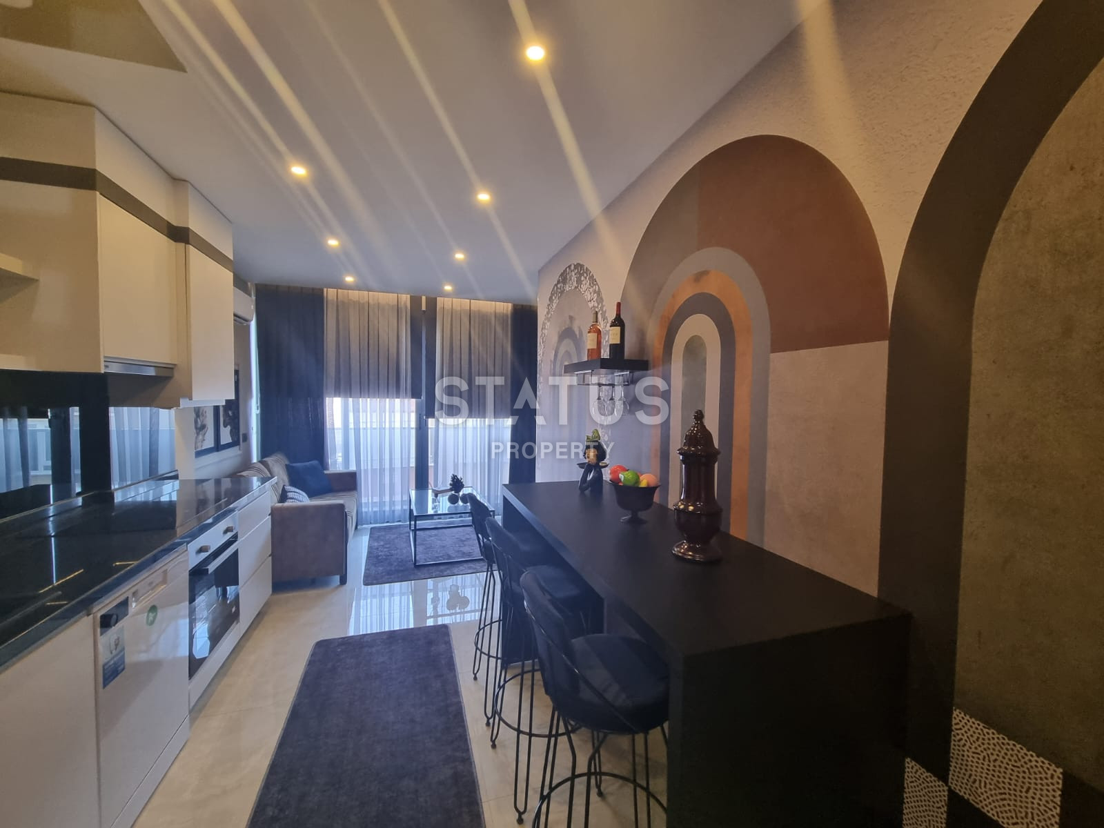 Duplex 1+1 turnkey in the first coastline in Mahmutlar. 65m2 фото 5