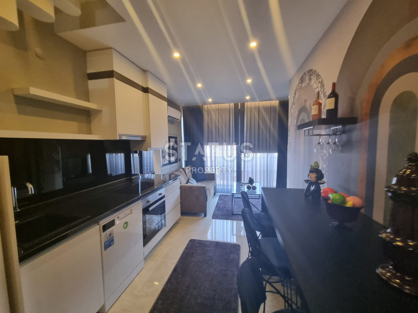 Duplex 1+1 turnkey in the first coastline in Mahmutlar. 65m2 фото 12