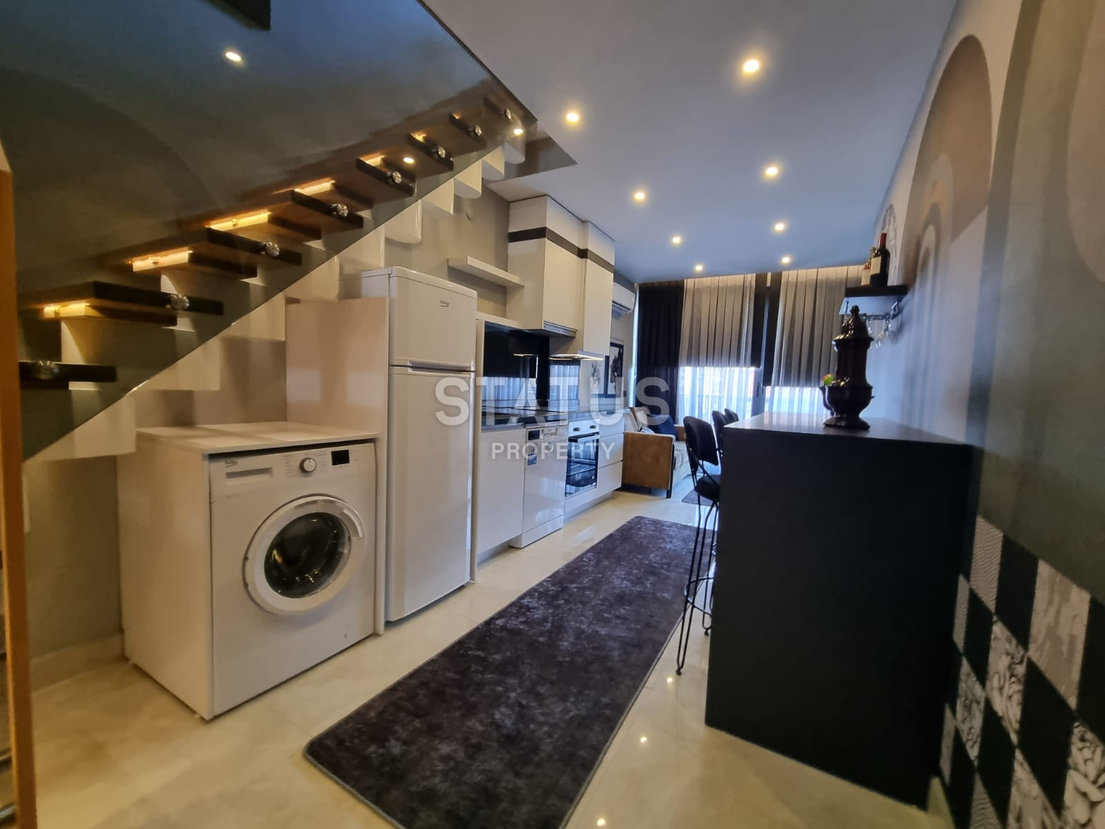 Duplex 1+1 turnkey in the first coastline in Mahmutlar. 65m2 фото 23