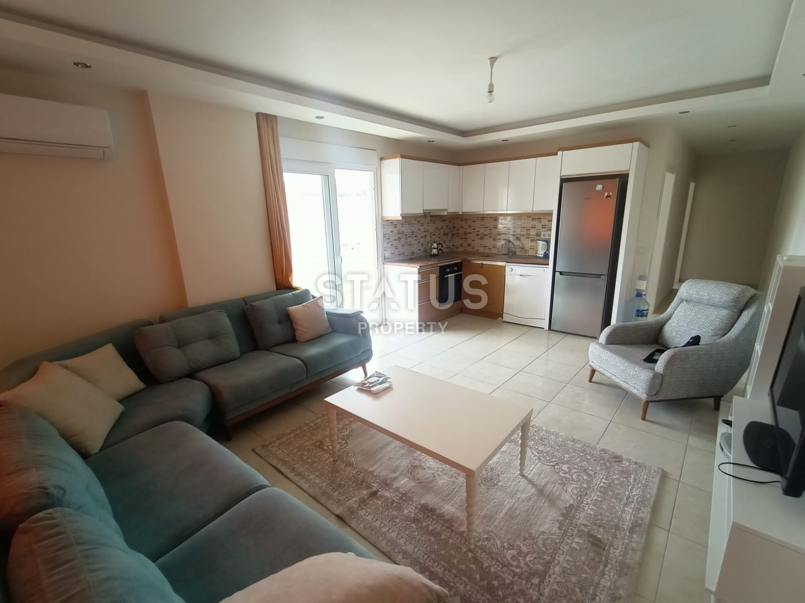 Three-room apartment with furniture in Avsallar. 90m2 фото 14