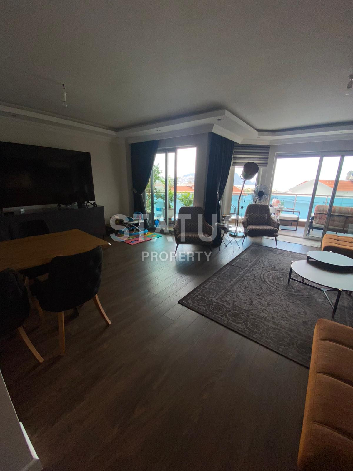 Luxurious five-room duplex with a view of Alanya and the sea. фото 8