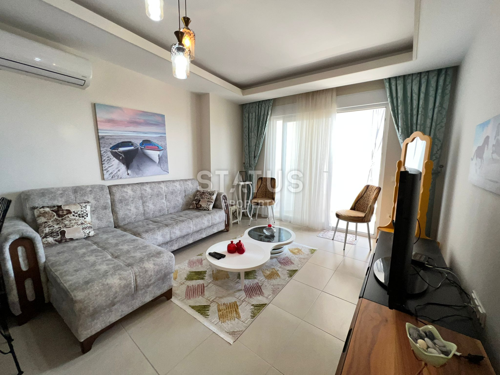 Просторная двухкомнатная квартира  с мебелью в Махмутларе фото 16