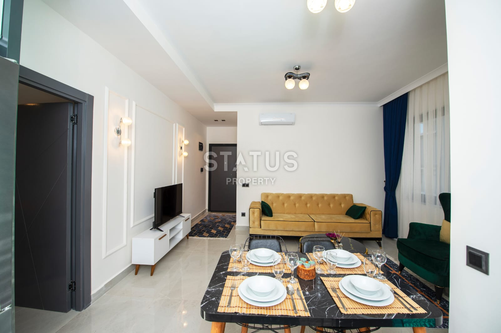 New one-bedroom furnished apartment in a new residential complex in Mahmutlar фото 6