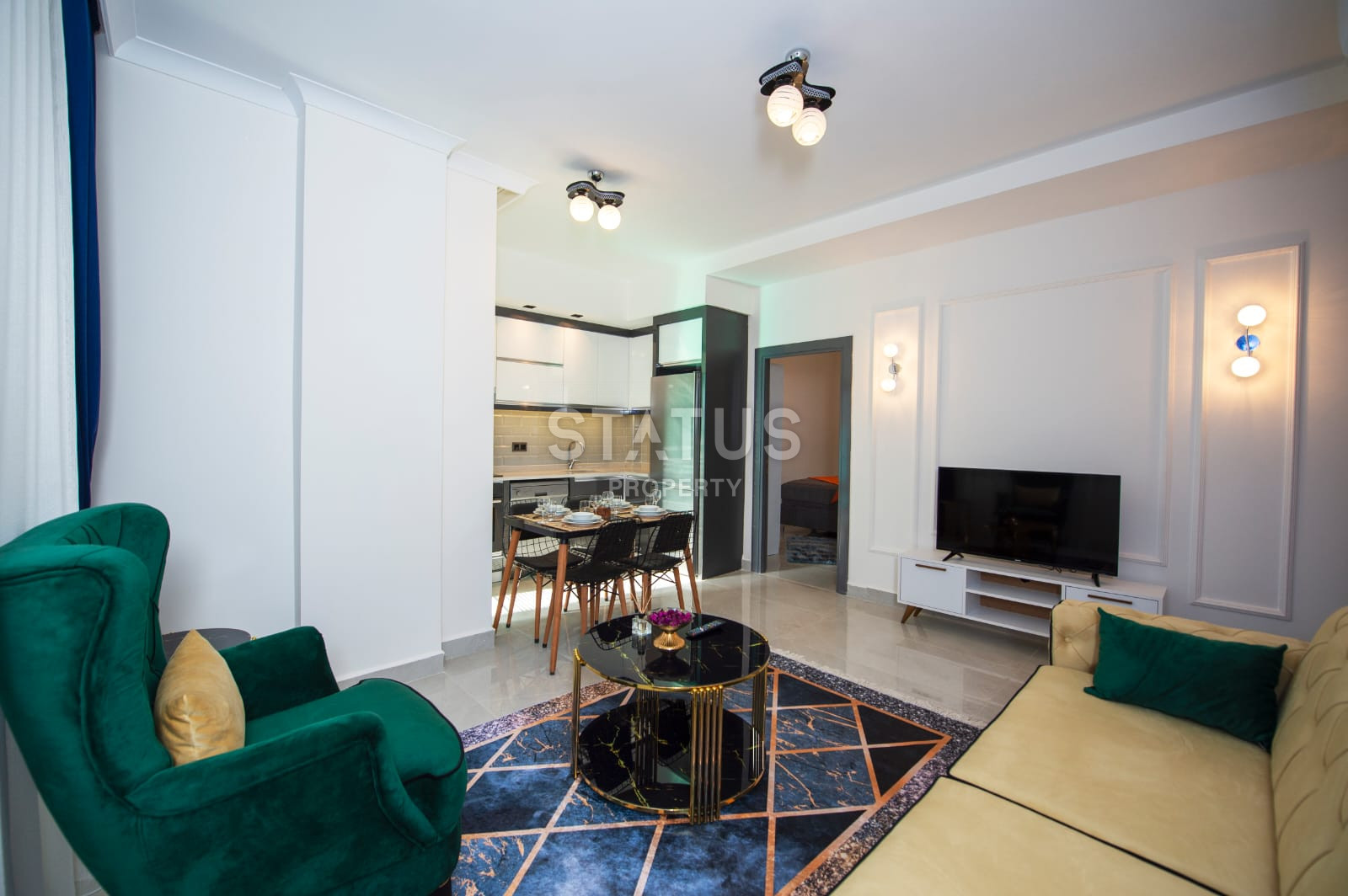 New one-bedroom furnished apartment in a new residential complex in Mahmutlar фото 7