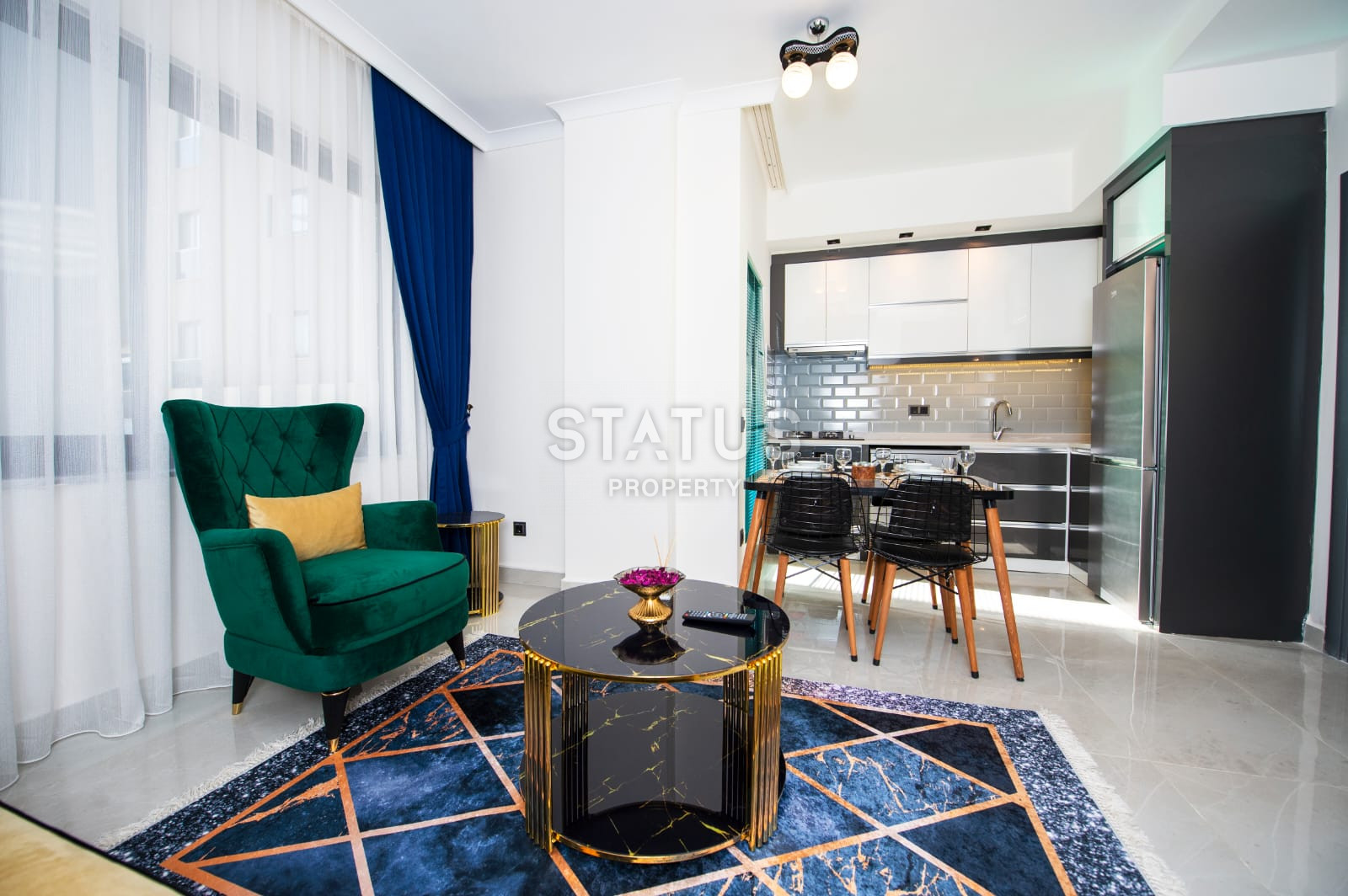 New one-bedroom furnished apartment in a new residential complex in Mahmutlar фото 8