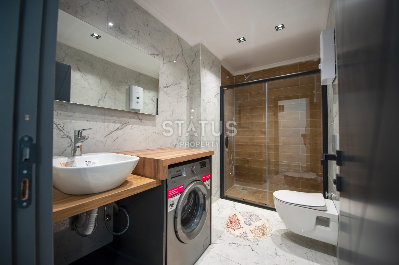 New one-bedroom furnished apartment in a new residential complex in Mahmutlar фото 15