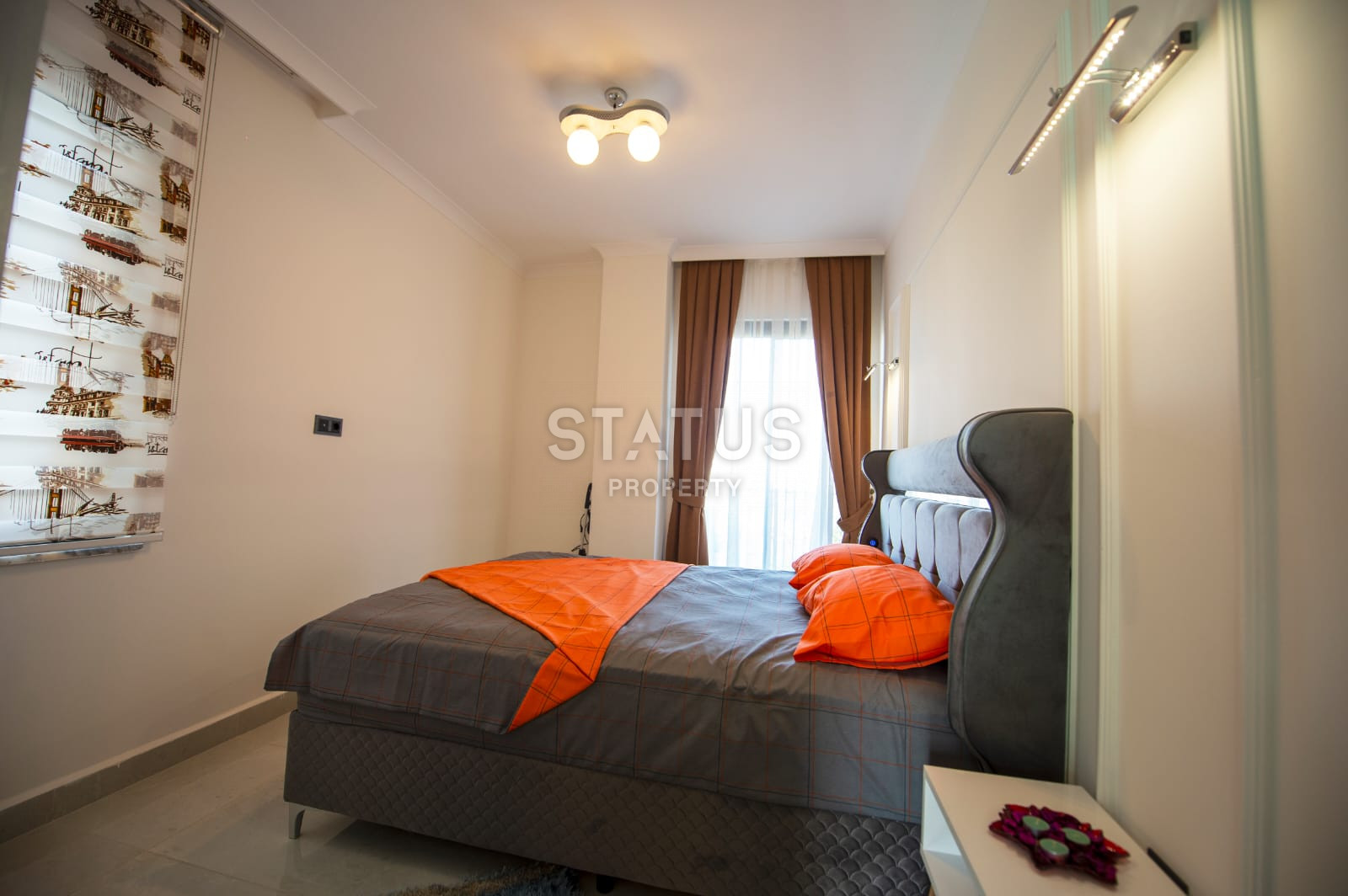 New one-bedroom furnished apartment in a new residential complex in Mahmutlar фото 17