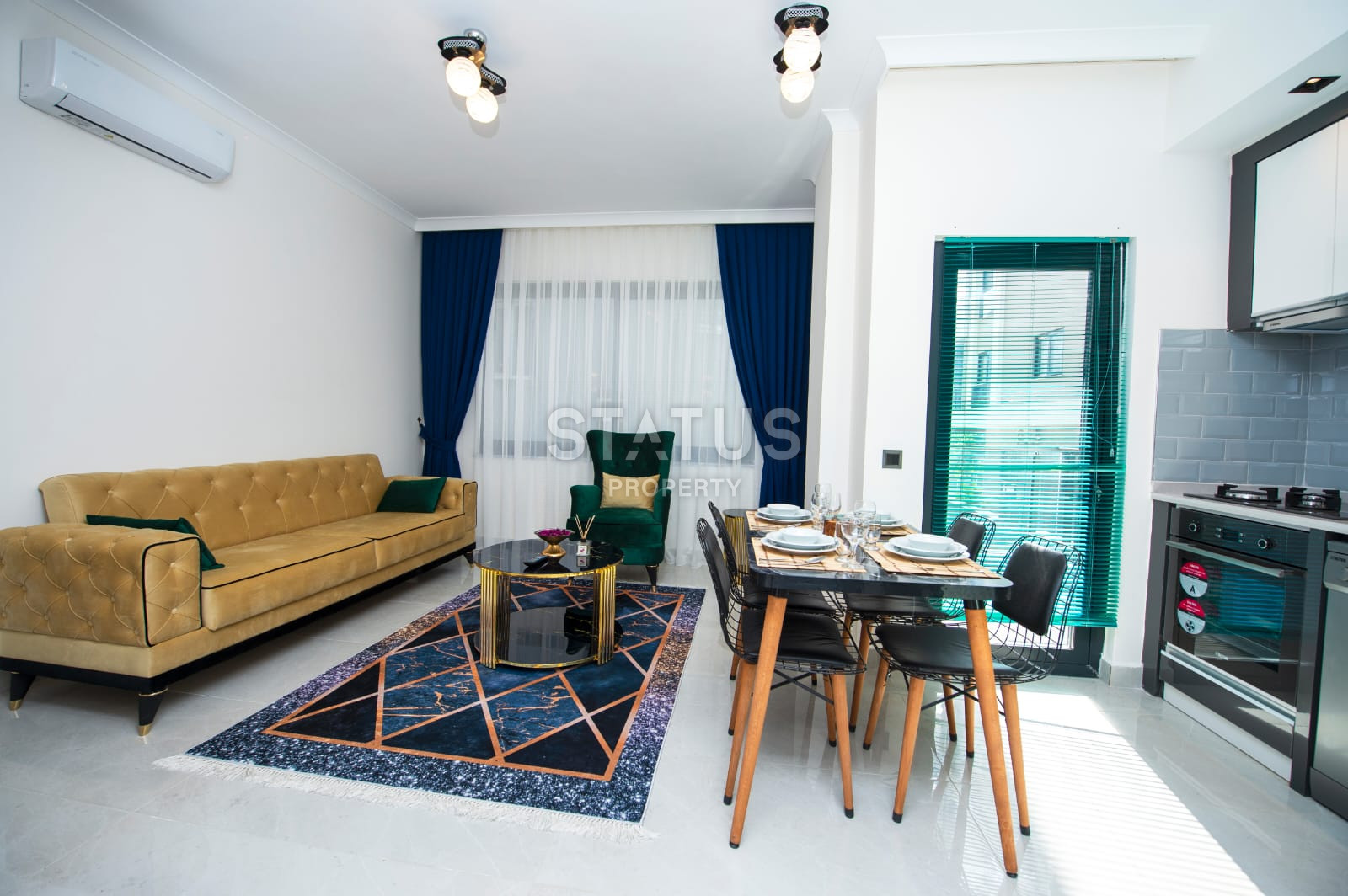New one-bedroom furnished apartment in a new residential complex in Mahmutlar фото 23
