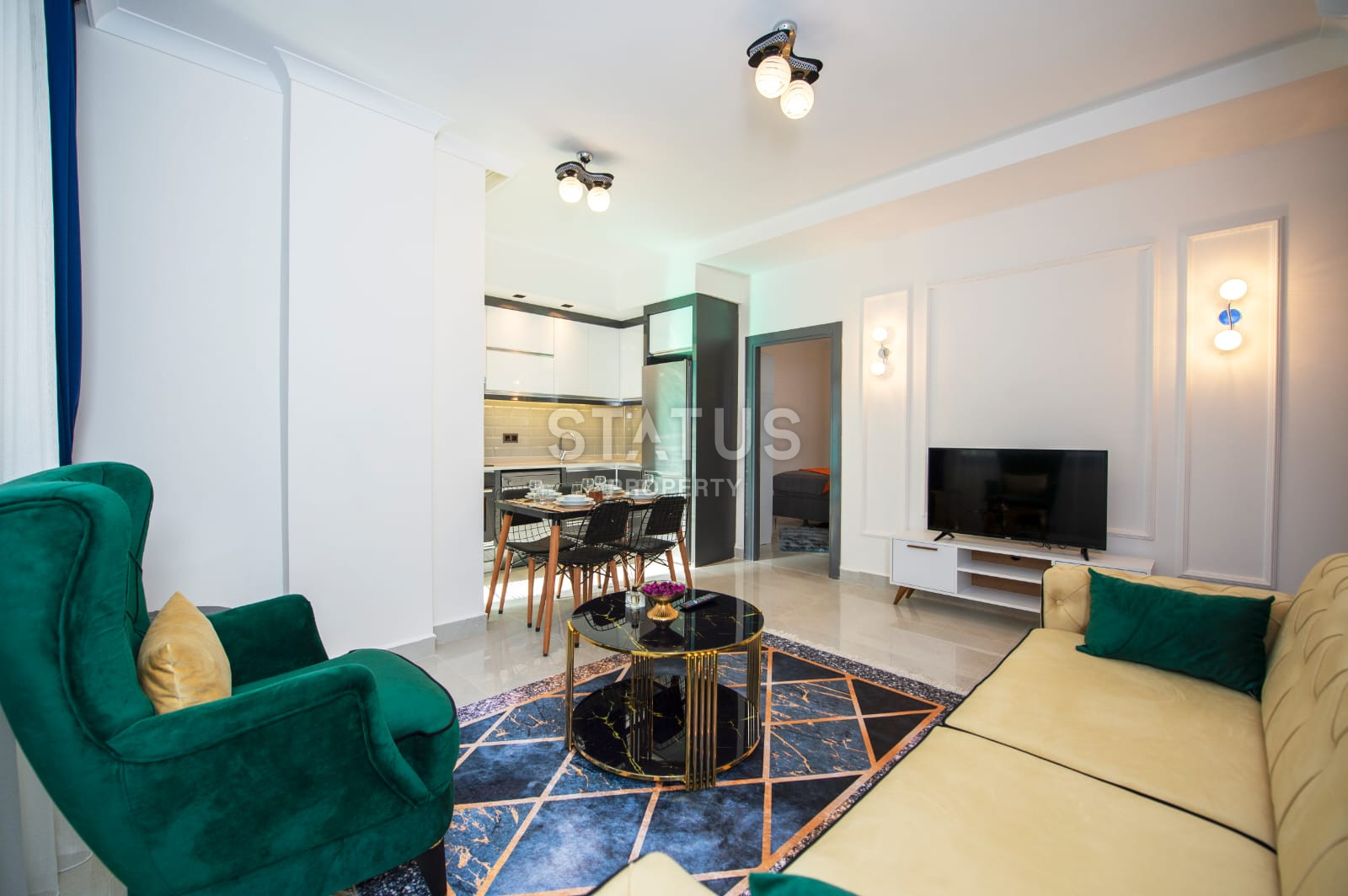 New one-bedroom furnished apartment in a new residential complex in Mahmutlar фото 24