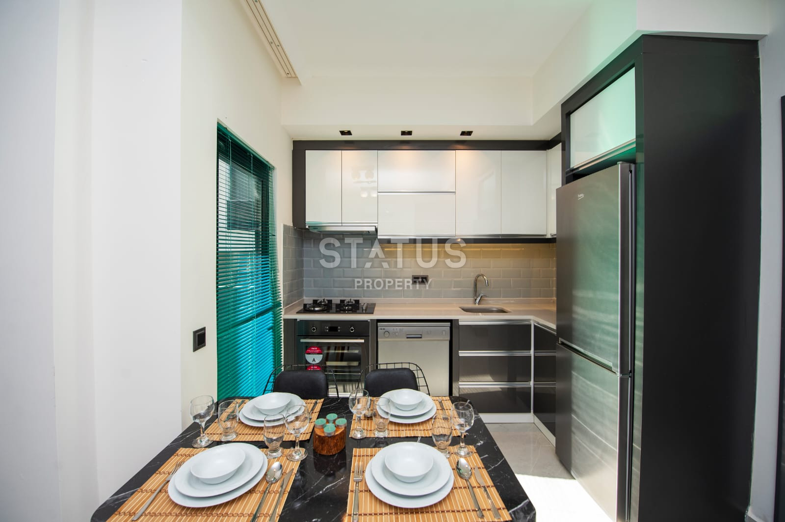 New one-bedroom furnished apartment in a new residential complex in Mahmutlar фото 29