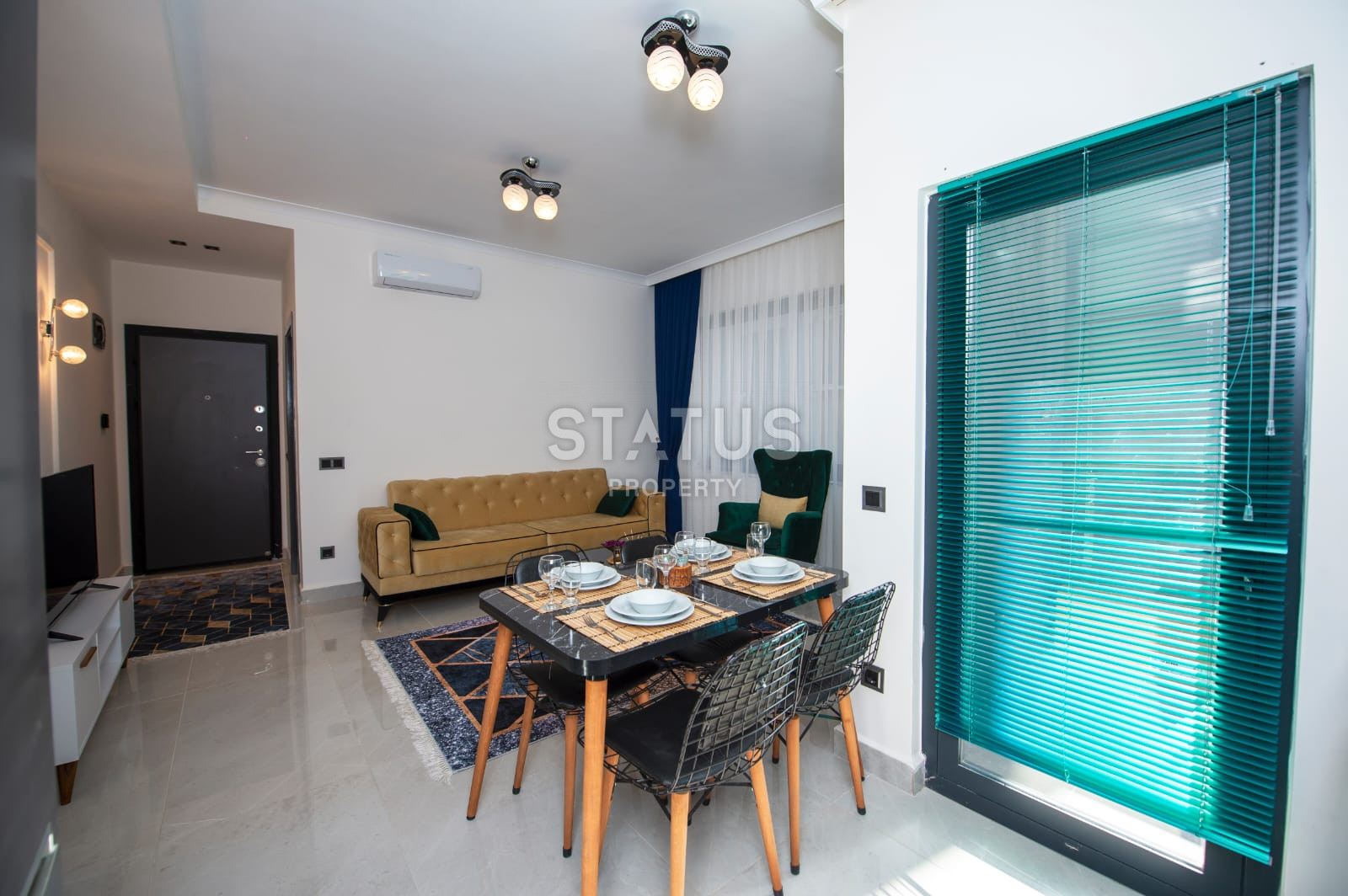 New one-bedroom furnished apartment in a new residential complex in Mahmutlar фото 33