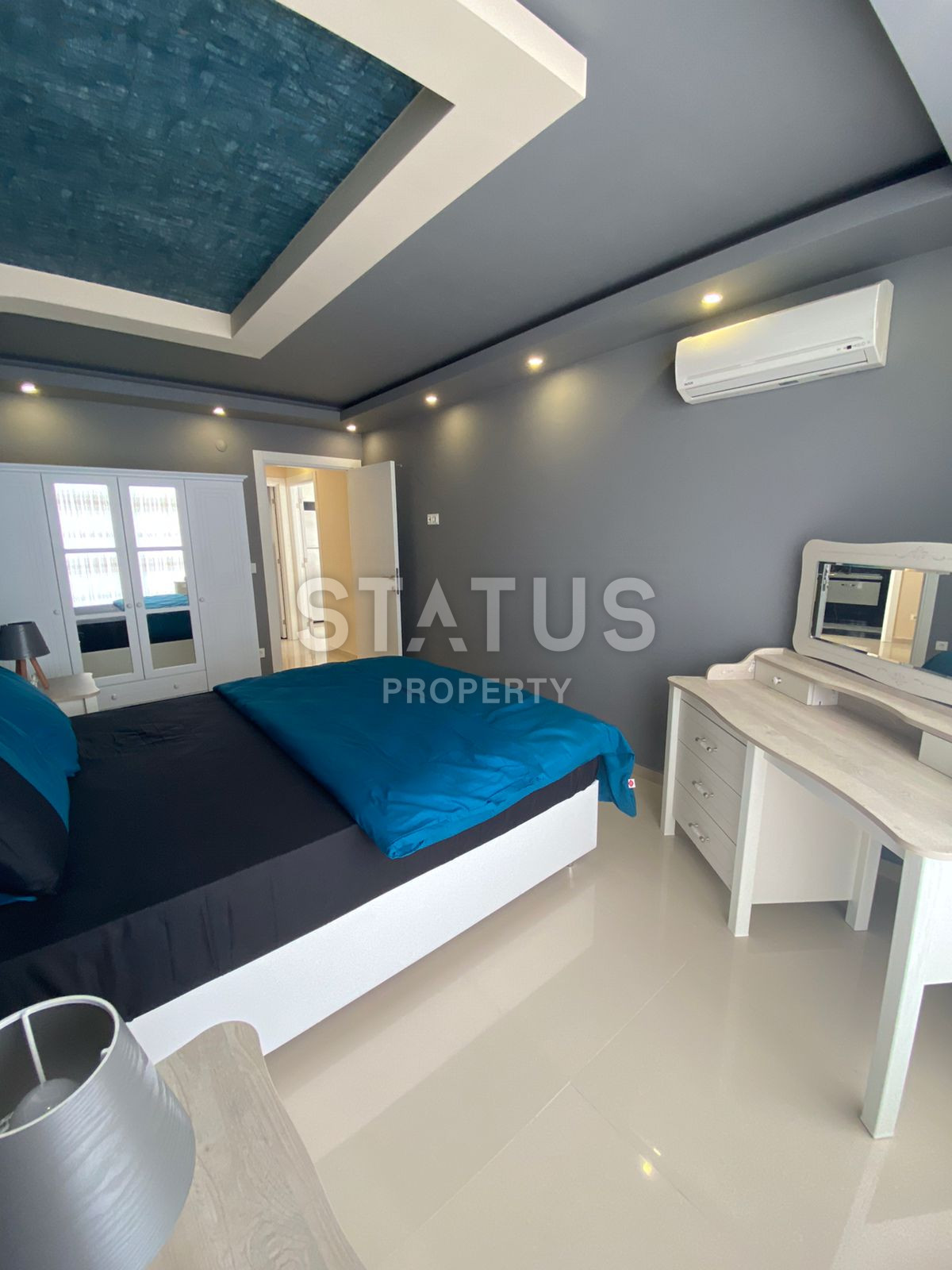 Красивая светлая двухкомнатная квартира в Махмутларе фото 5