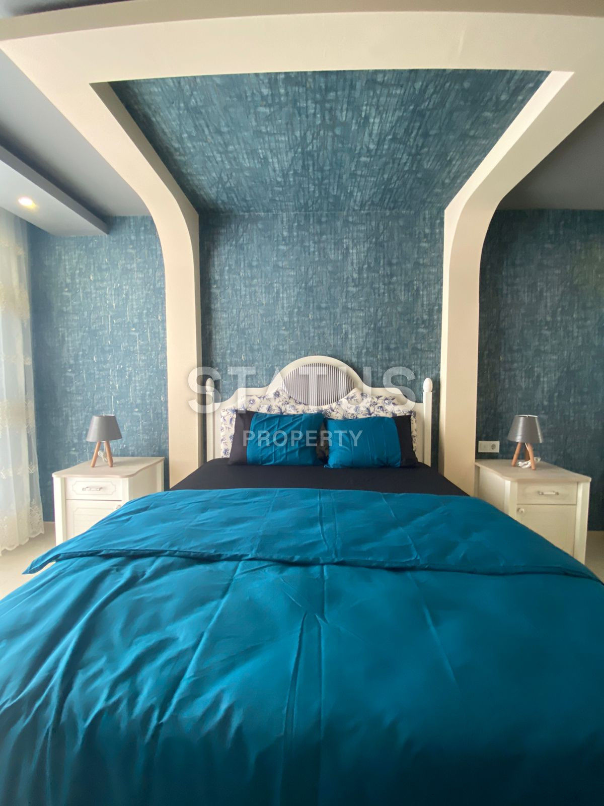 Красивая светлая двухкомнатная квартира в Махмутларе фото 9