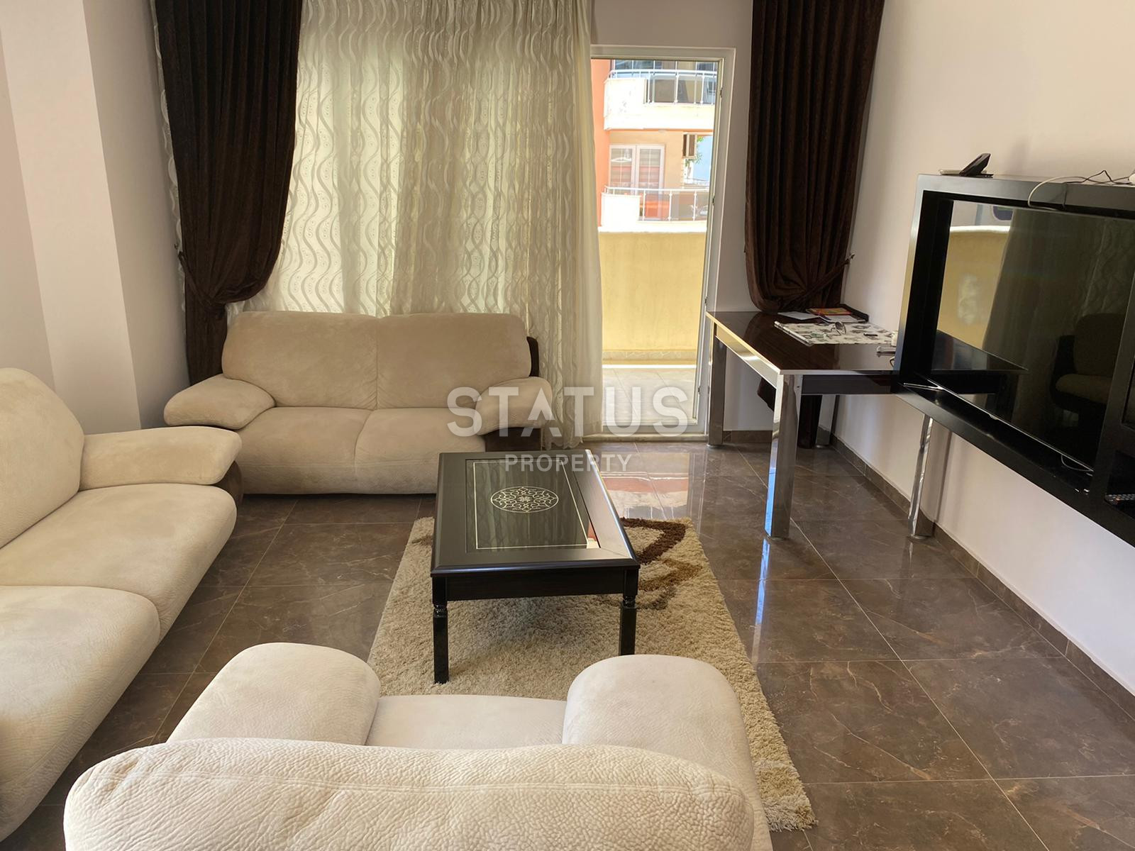 Трёхкомнатная меблированная квартира с хорошей локацией в Махмутларе фото 15