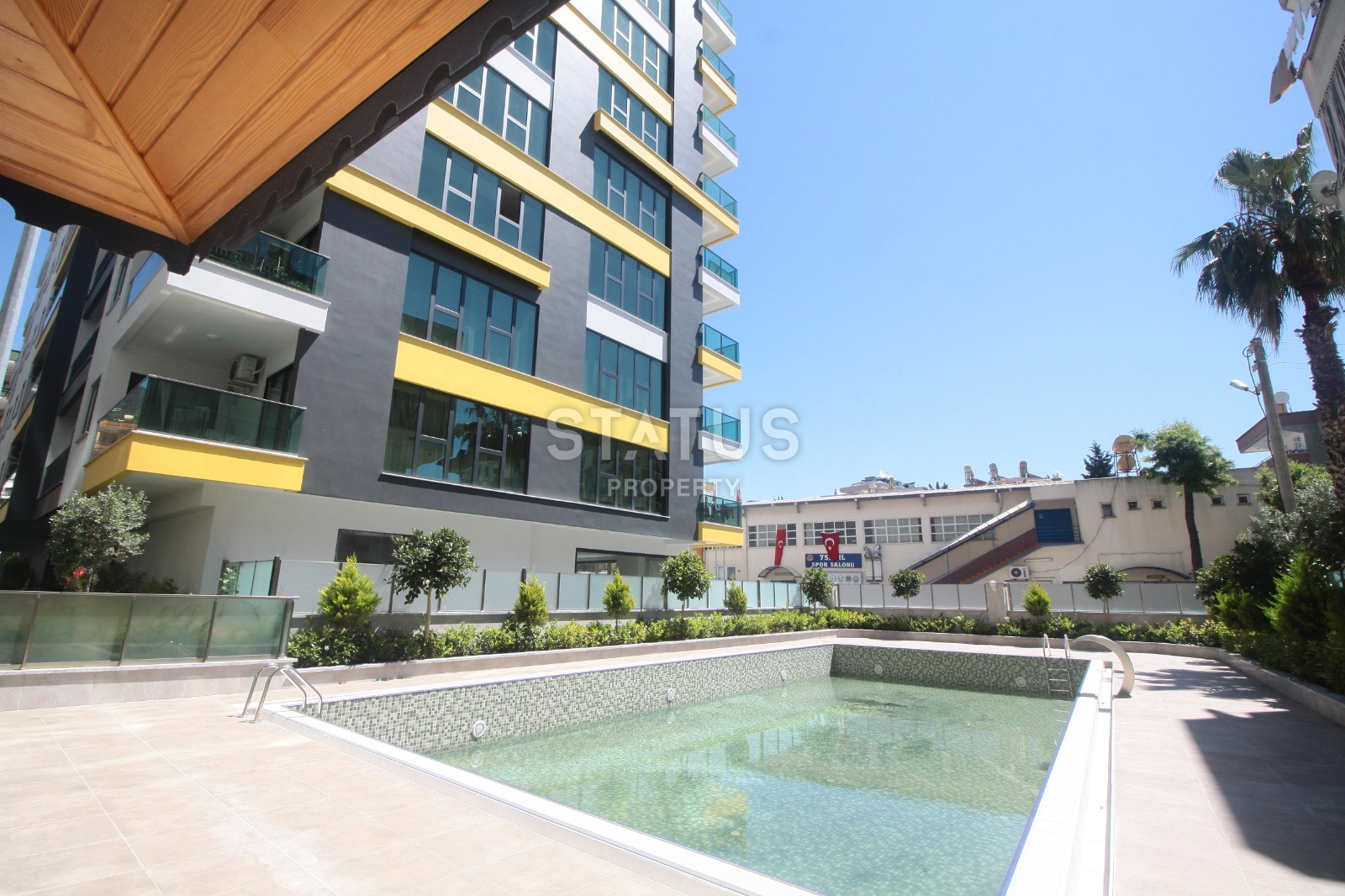 Трёхкомнатная  квартира в комплексе премиум застройщика в центре Алании фото 29