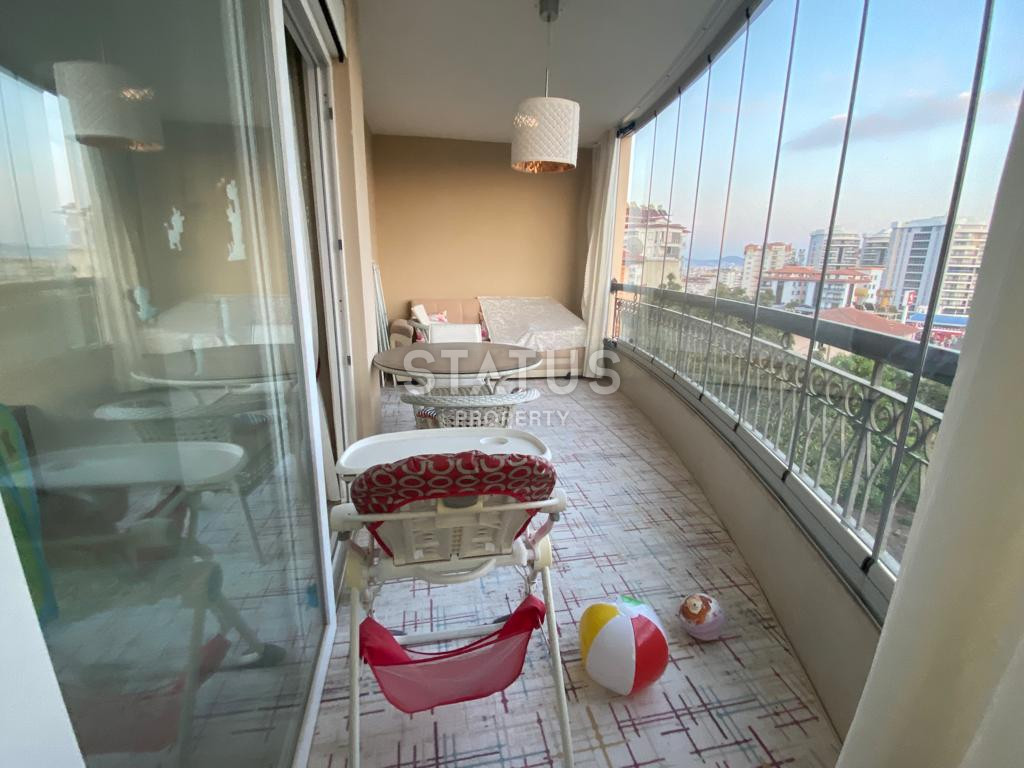 Трёхкомнатная квартира с отдельной кухней и видом на море в центре Алании фото 10