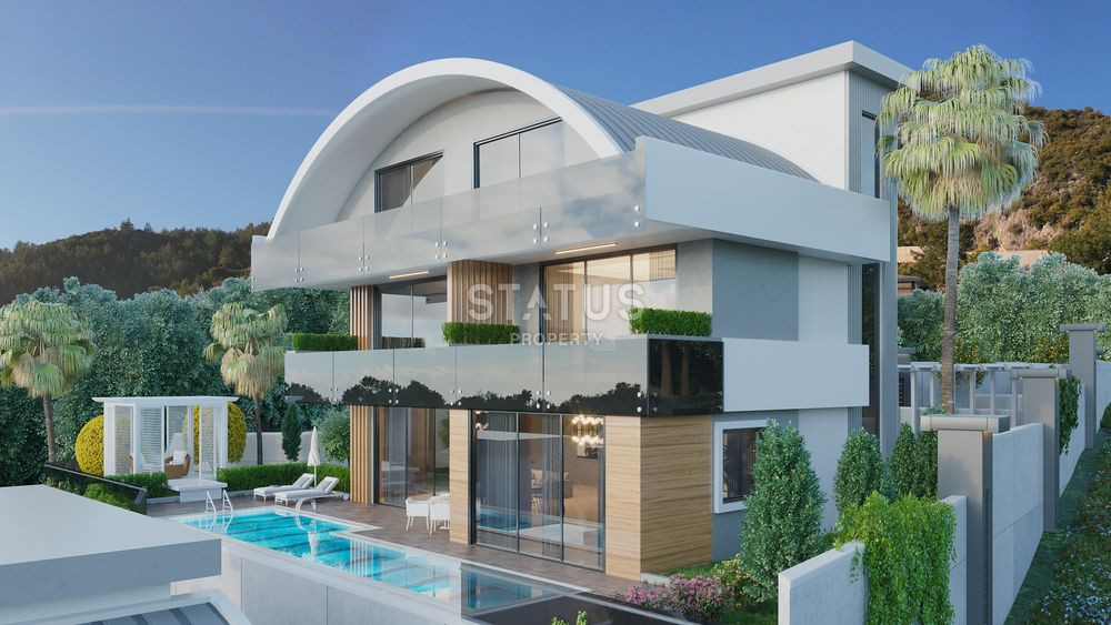 Triplex villas overlooking Alanya and the sea in the most prestigious area. 346m2 -404m2 фото 5