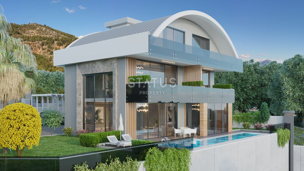 Triplex villas overlooking Alanya and the sea in the most prestigious area. 346m2 -404m2 фото 6