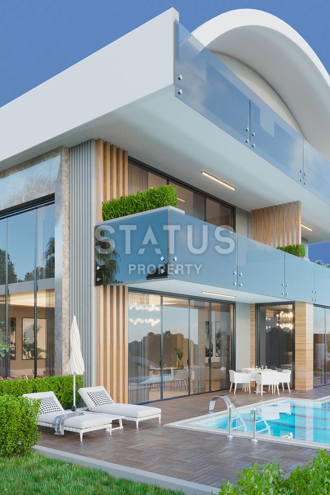 Triplex villas overlooking Alanya and the sea in the most prestigious area. 346m2 -404m2 фото 7