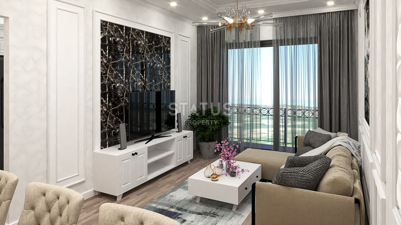 Квартиры в районе Чиплаклы на этапе строительства по привлекательным ценам. 55м2 - 130 м2 фото 11