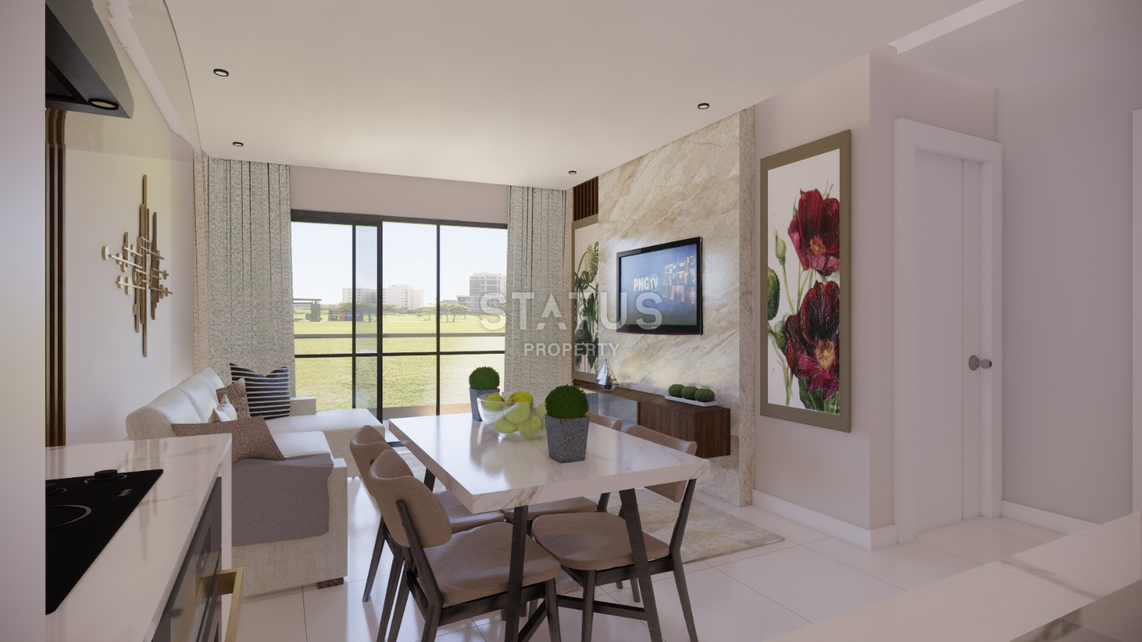 Three-room furnished duplex in OBA, 80m2 фото 3