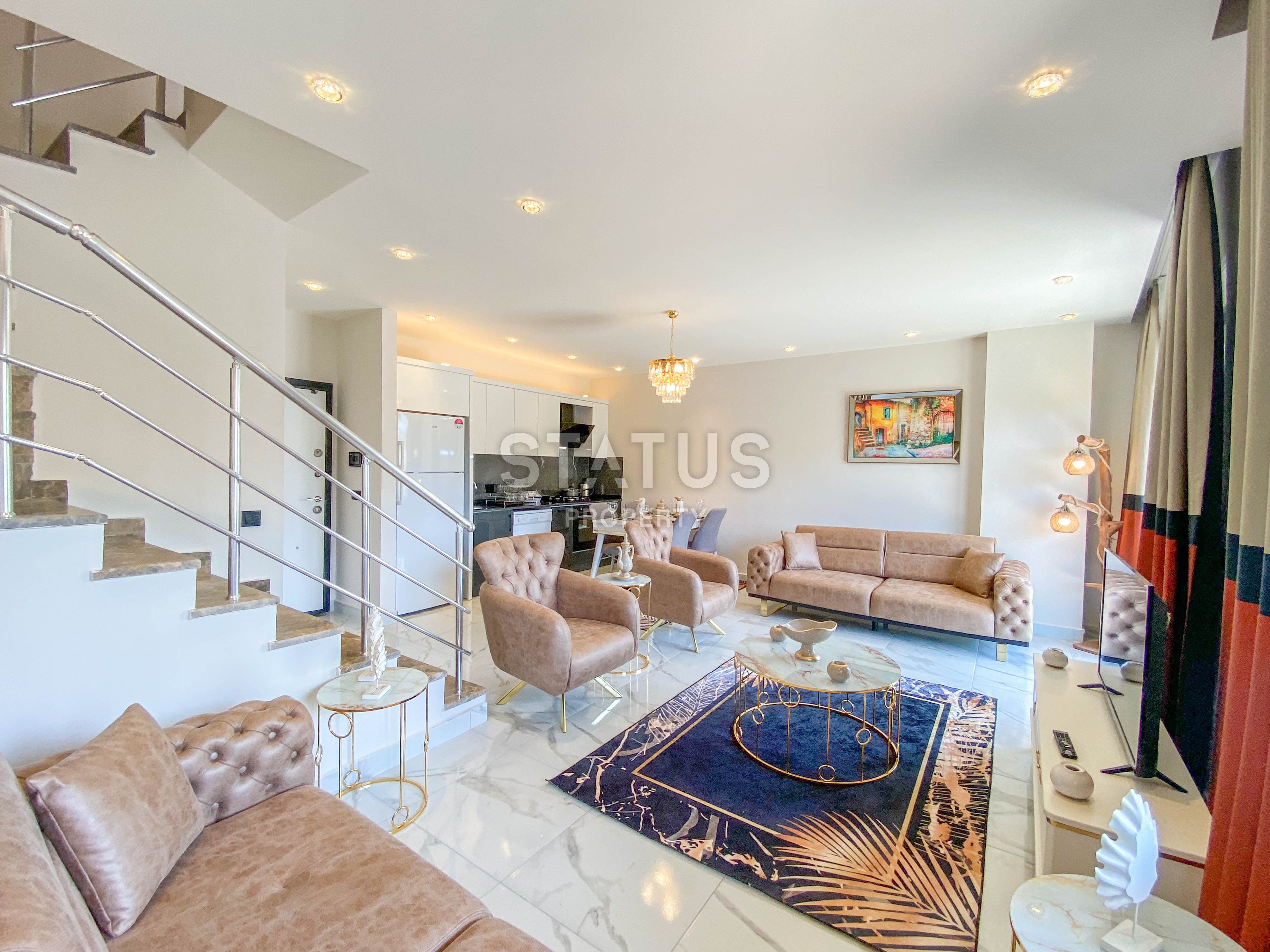 Three-room furnished duplex in OBA, 80m2 фото 31