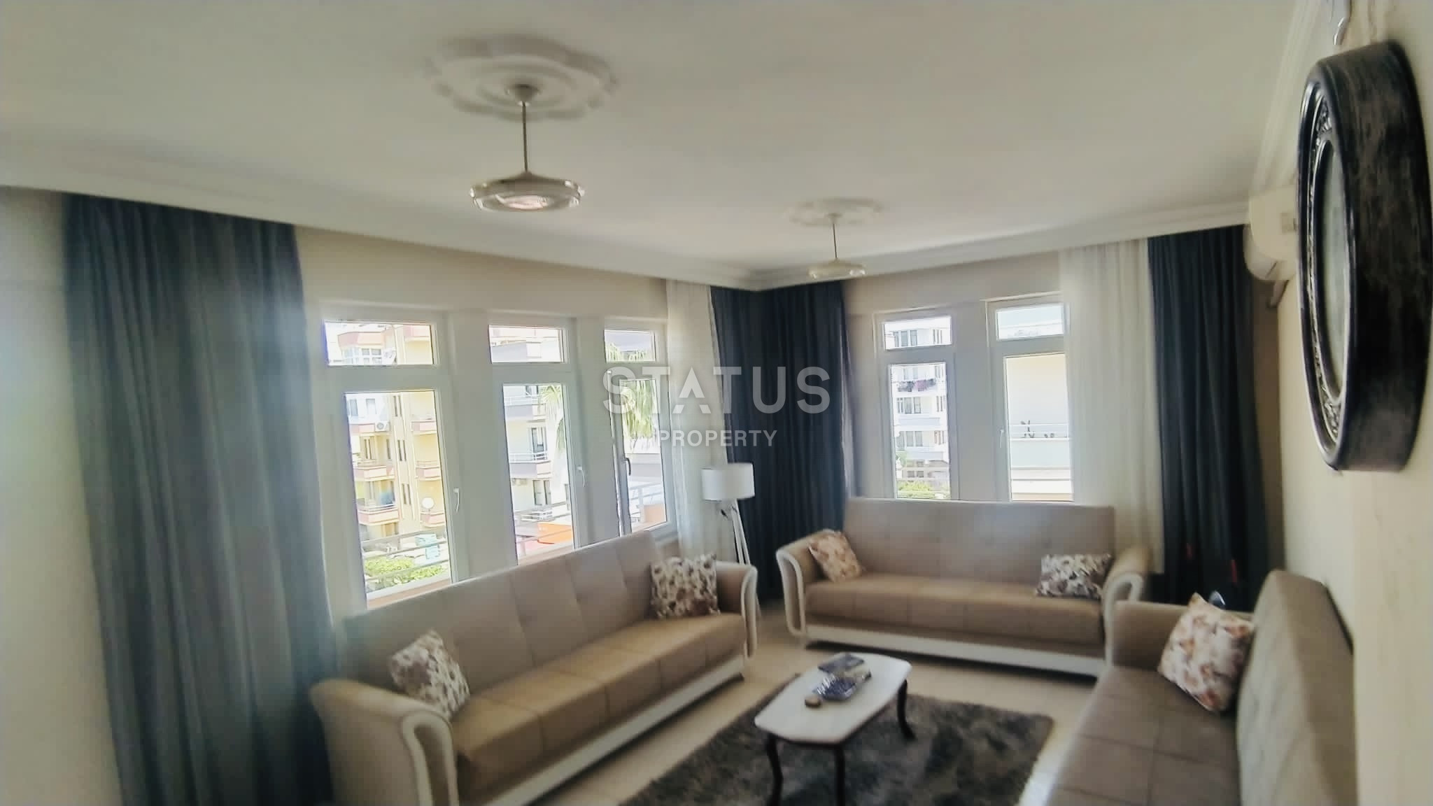 Three-room furnished apartment 500m from the sea in Avsallar, 110m2 фото 3