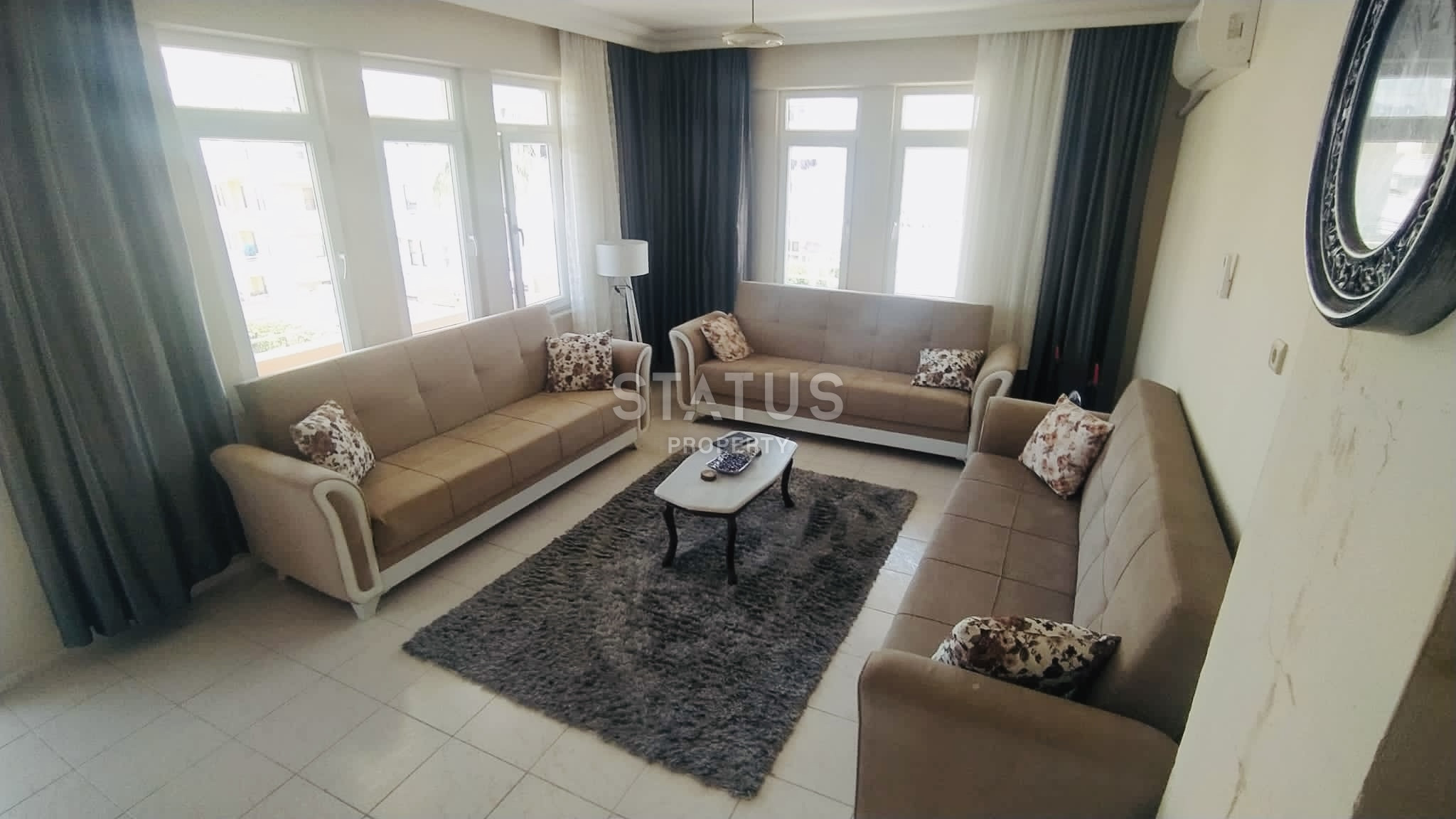 Three-room furnished apartment 500m from the sea in Avsallar, 110m2 фото 13