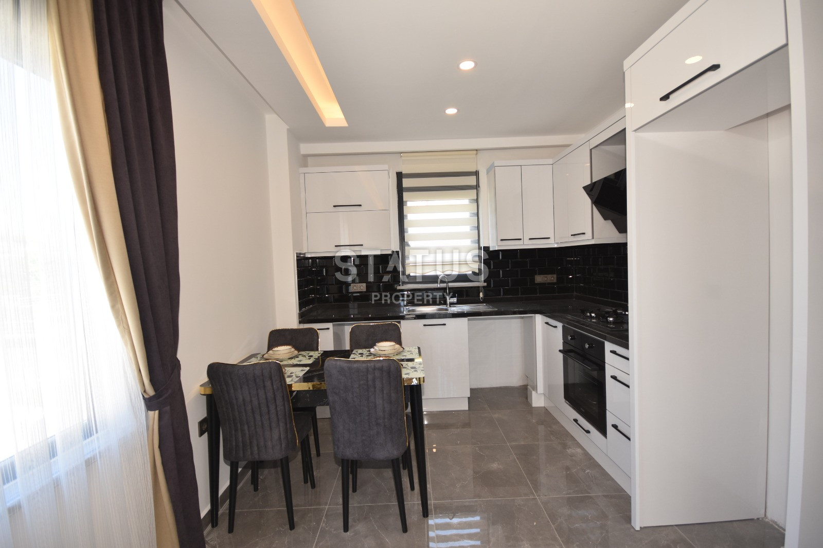 Three apartments in one new building in Kestel. 48m2 - 50m2-55m2 фото 9