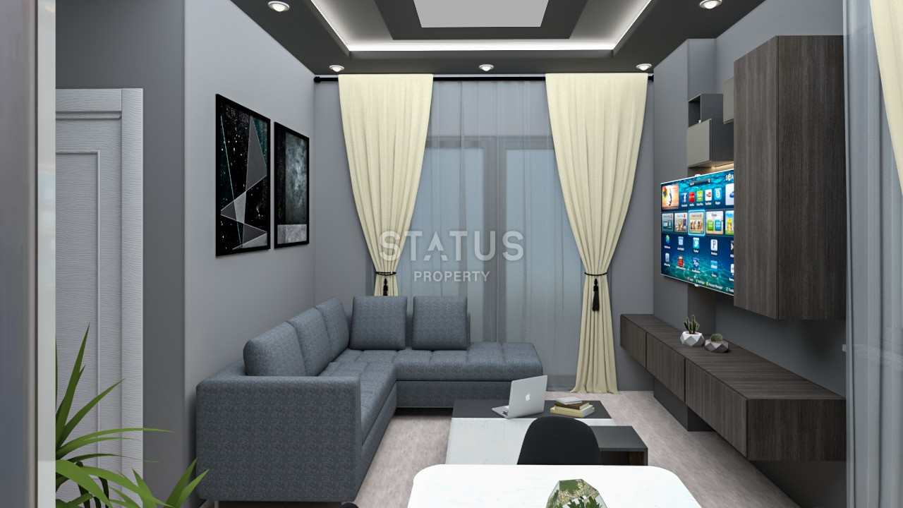 Three apartments in one new building in Kestel. 48m2 - 50m2-55m2 фото 11