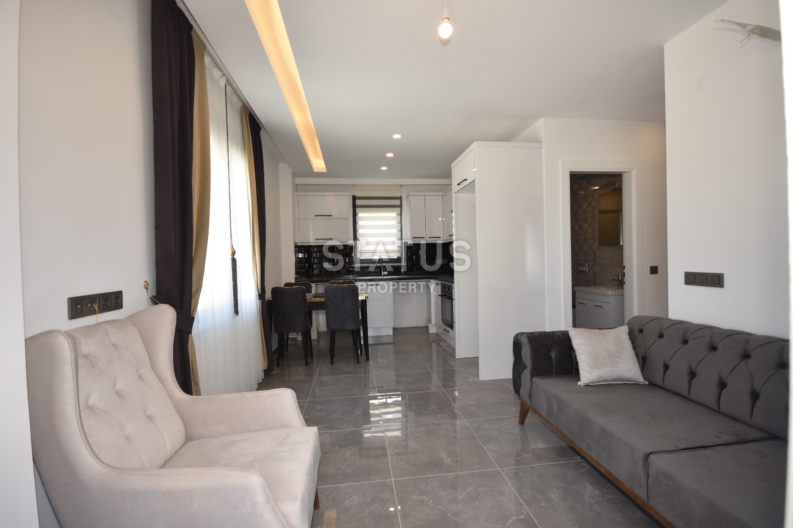 Three apartments in one new building in Kestel. 48m2 - 50m2-55m2 фото 13