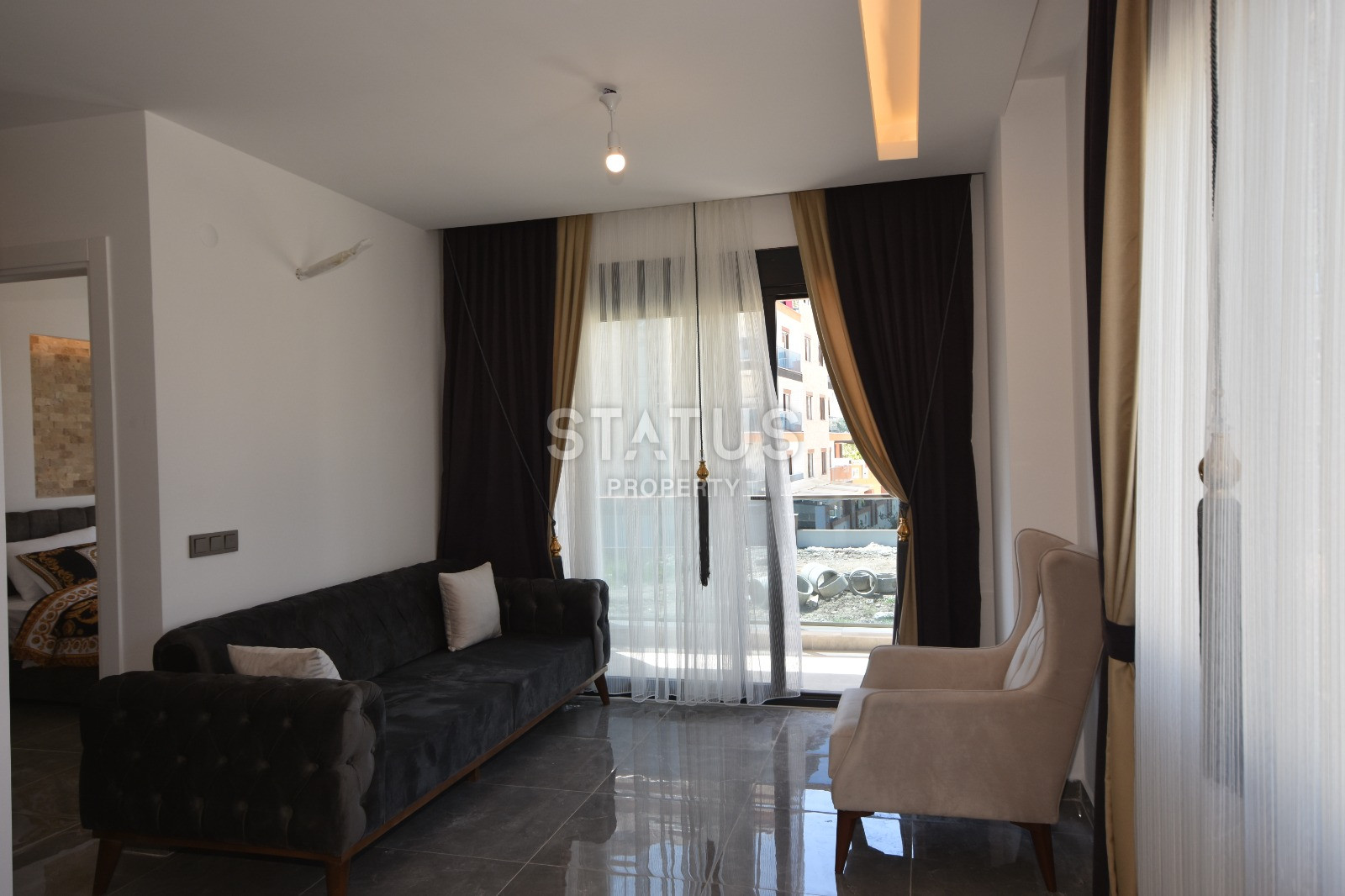 Three apartments in one new building in Kestel. 48m2 - 50m2-55m2 фото 14