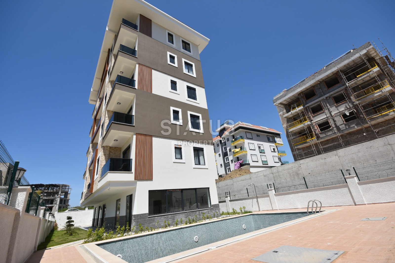 Three apartments in one new building in Kestel. 48m2 - 50m2-55m2 фото 19