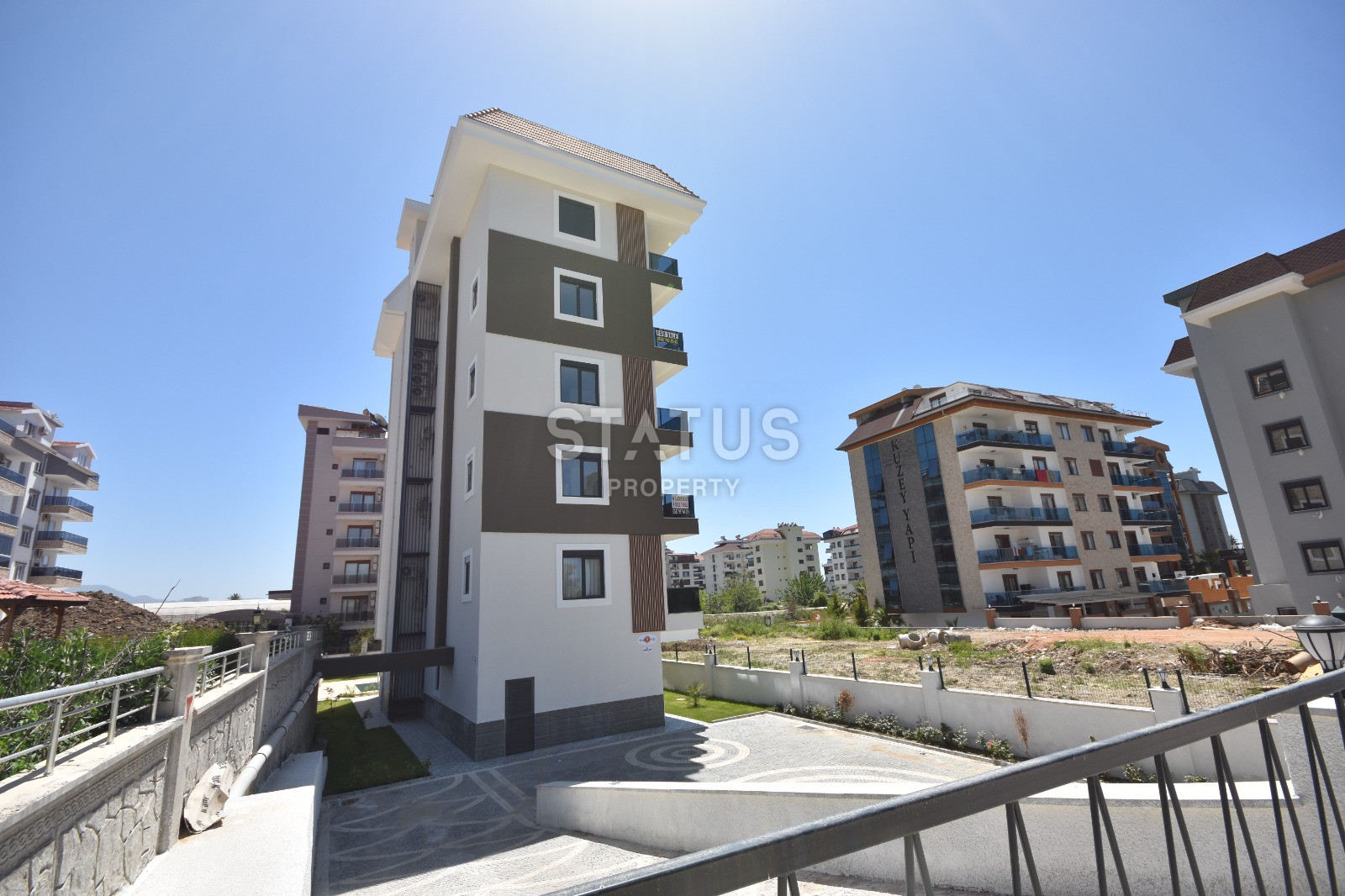 Three apartments in one new building in Kestel. 48m2 - 50m2-55m2 фото 22