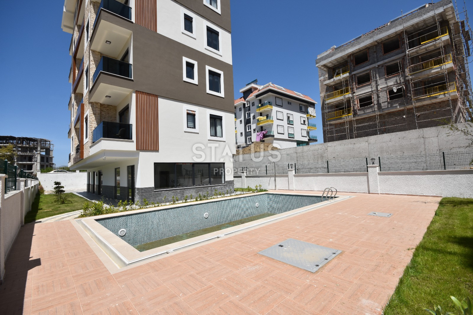 Three apartments in one new building in Kestel. 48m2 - 50m2-55m2 фото 23