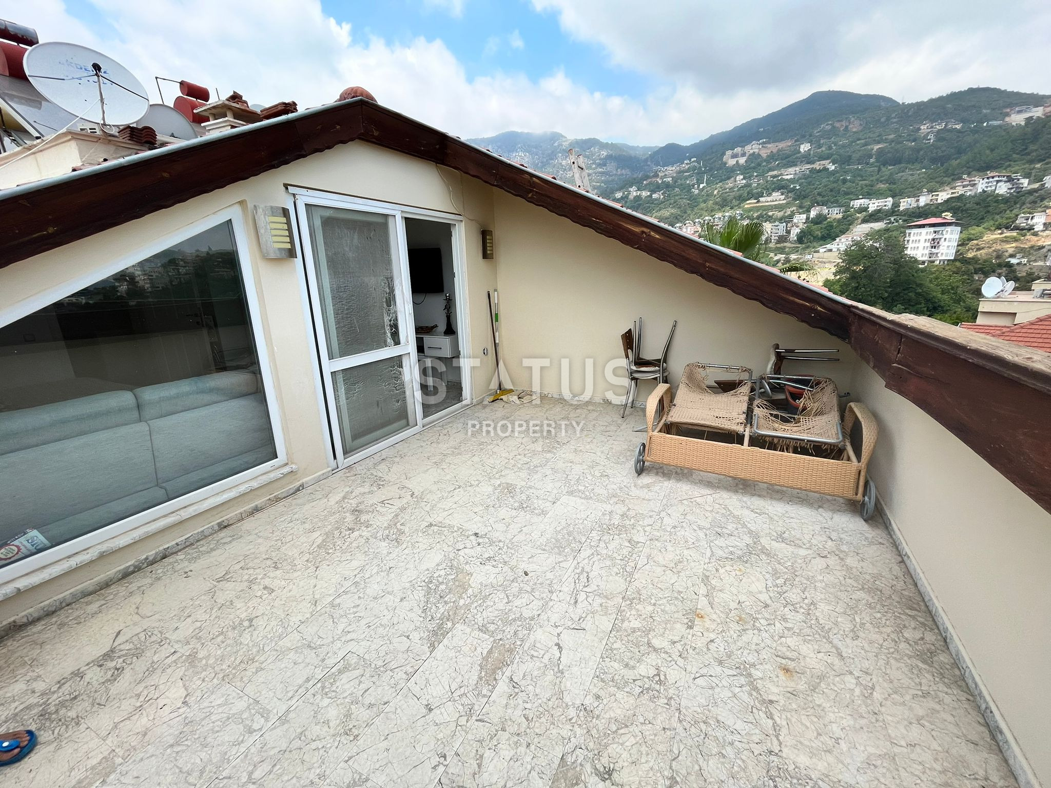 Two-level villa in a villa village in Alanya for the price of a 3-room apartment. 180m2 фото 25
