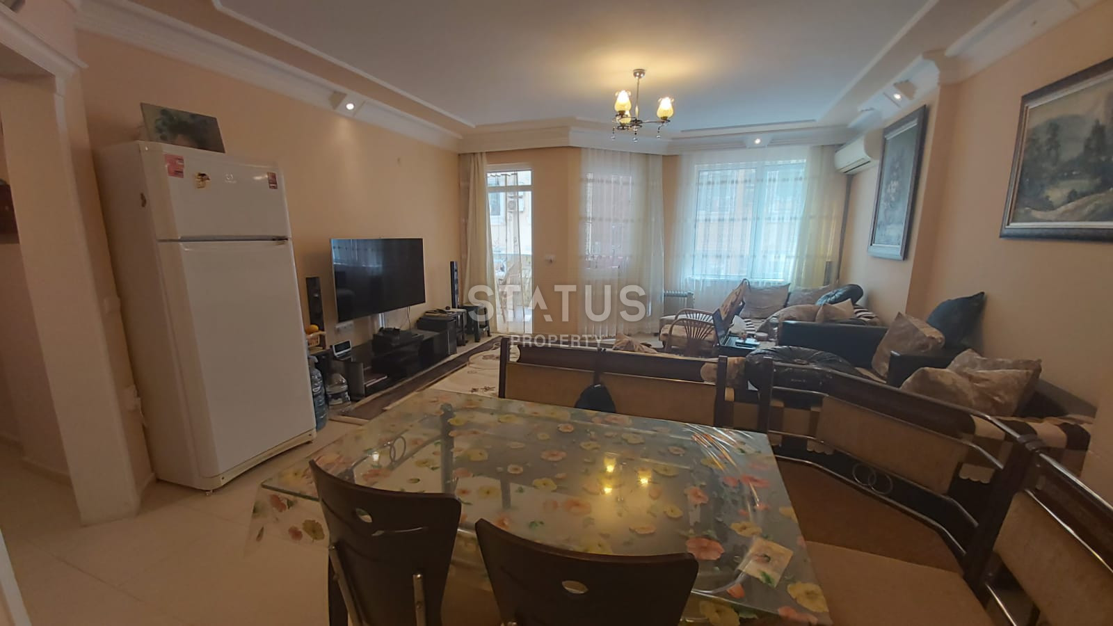 Меблированная трёхкомнатная квартира в центре Махмутлара. 100м2 фото 3