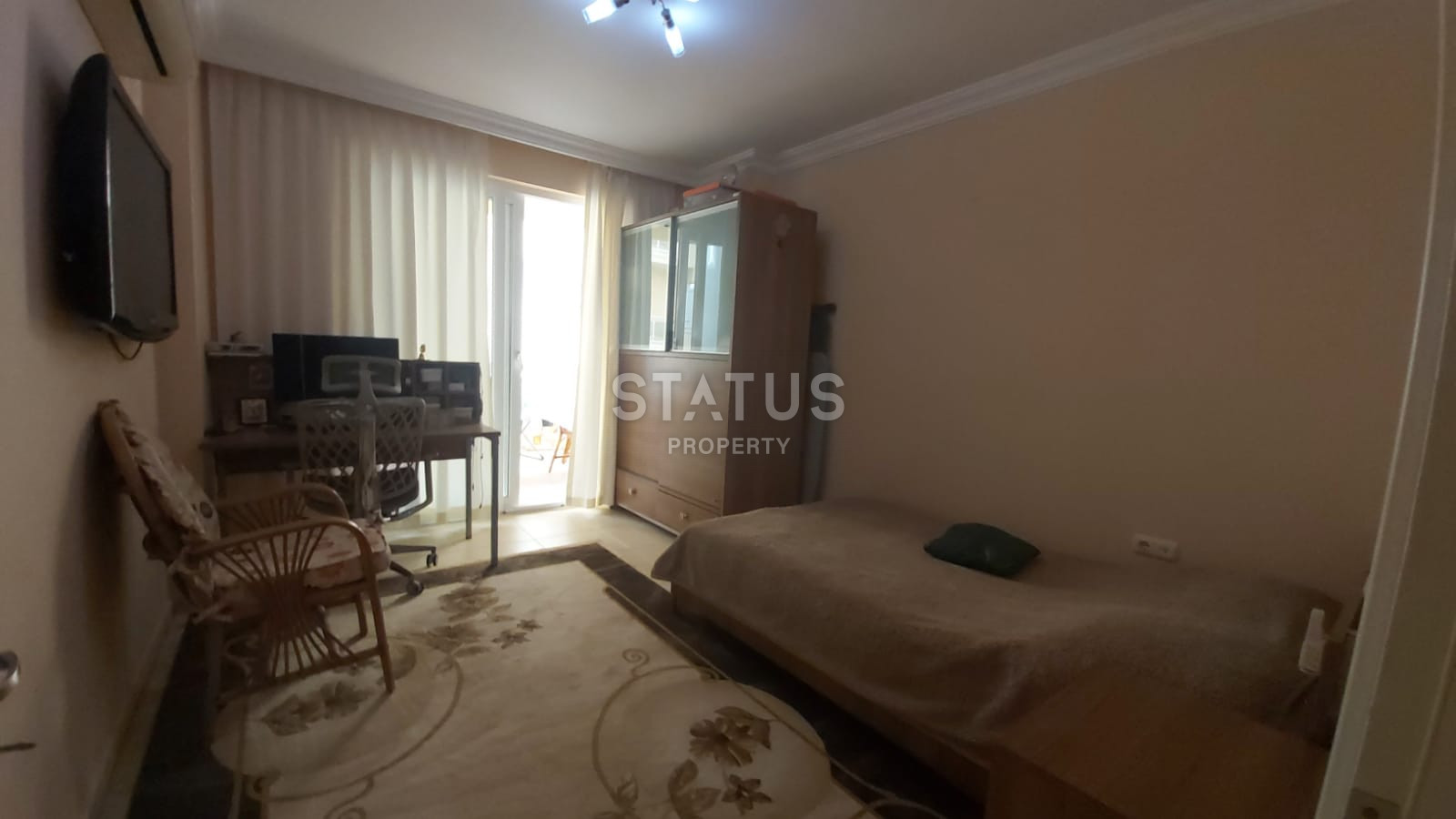 Меблированная трёхкомнатная квартира в центре Махмутлара. 100м2 фото 14