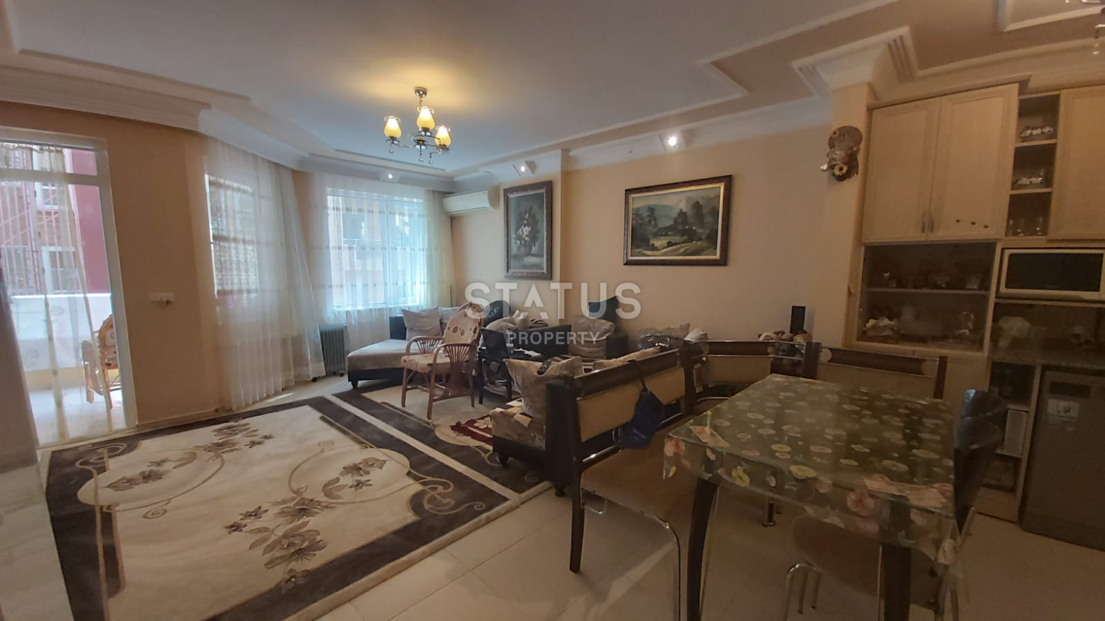 Меблированная трёхкомнатная квартира в центре Махмутлара. 100м2 фото 19