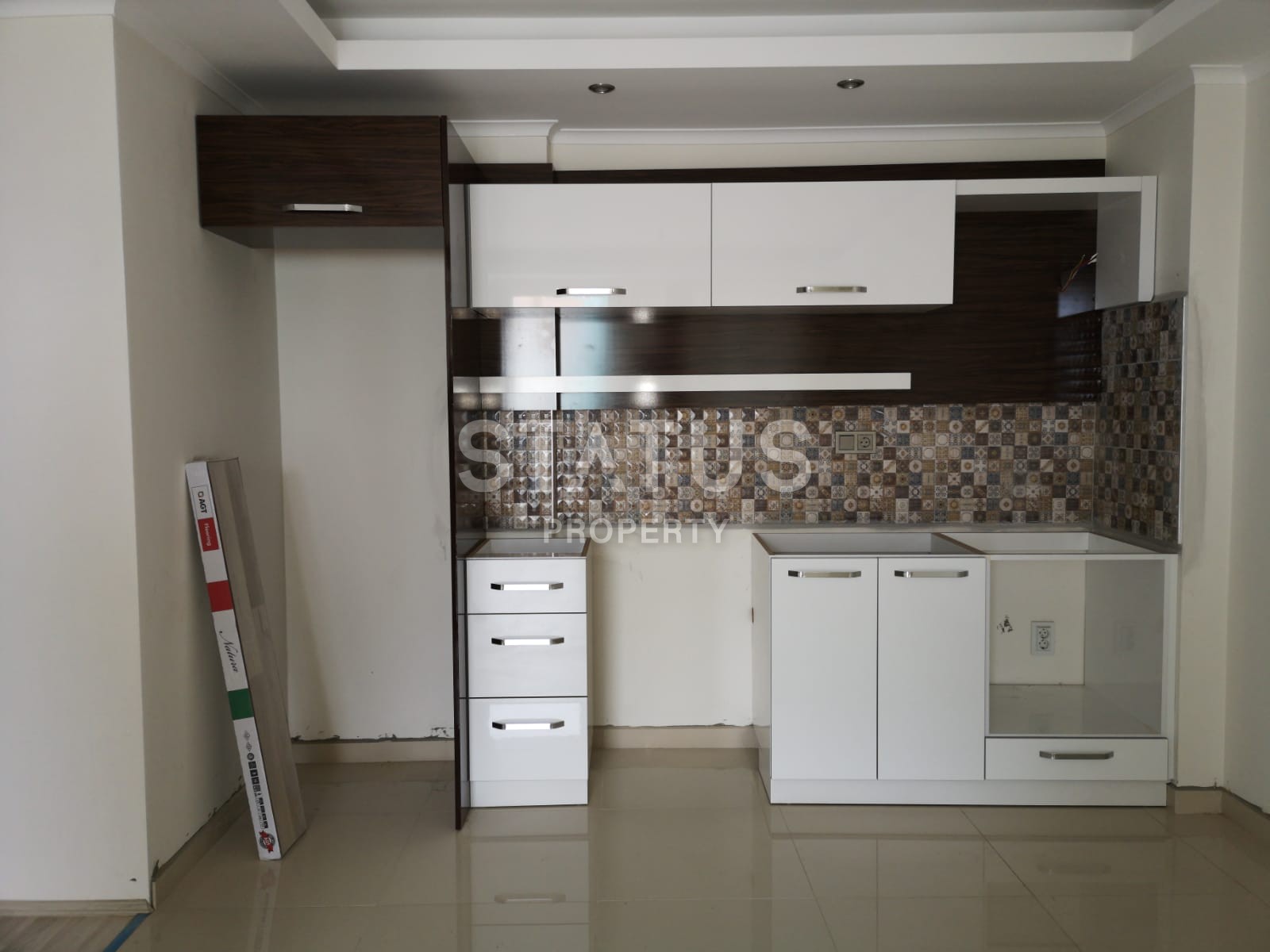 Квартира планировки 1+1 с видом на море в районе Махмутлар фото 3