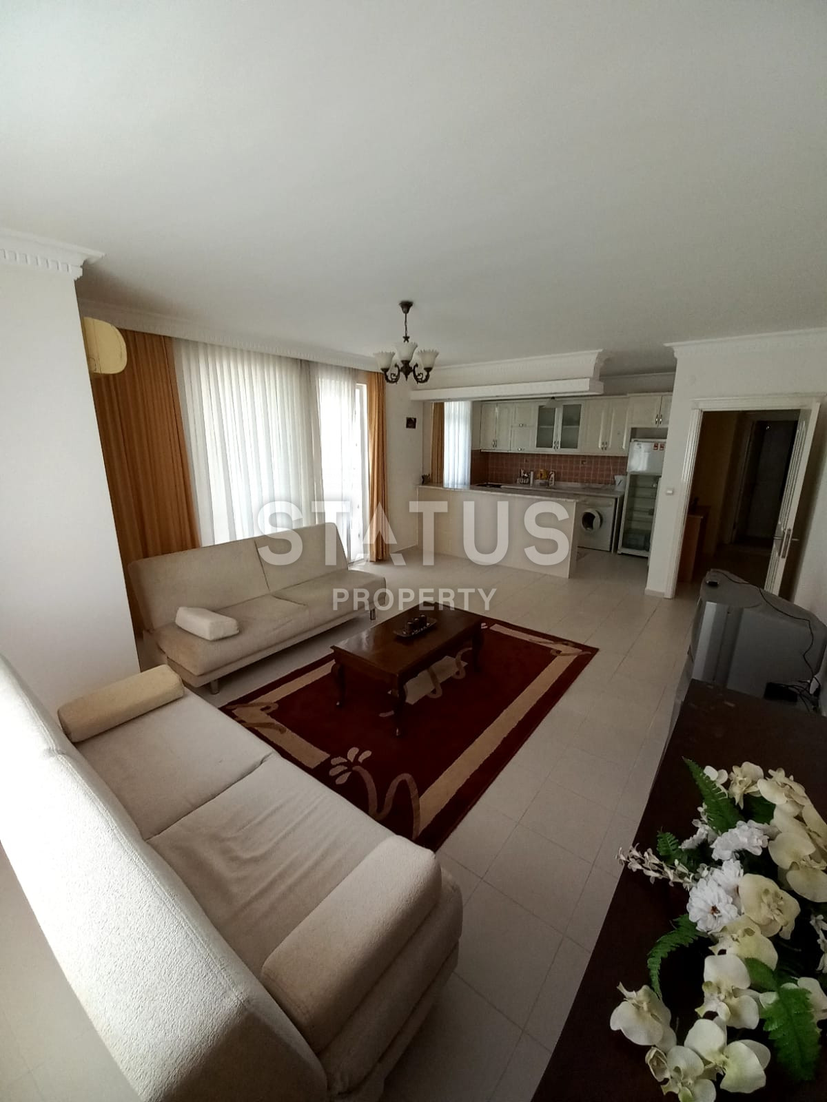 Three-room apartment in the center of Mahmutlar with a private bathroom фото 11