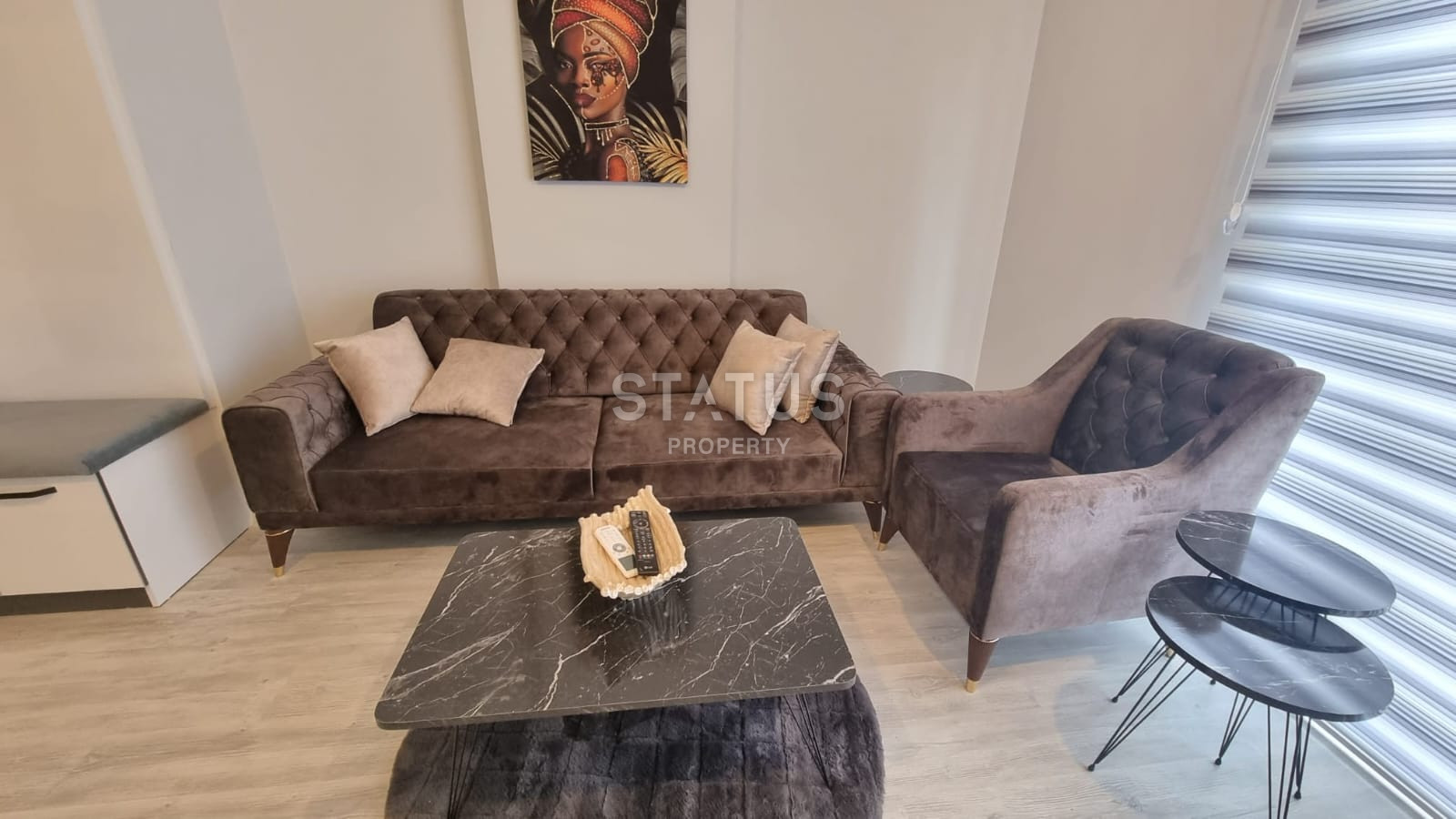 Brand new furnished 1+1 apartment in a complex with full infrastructure. фото 17