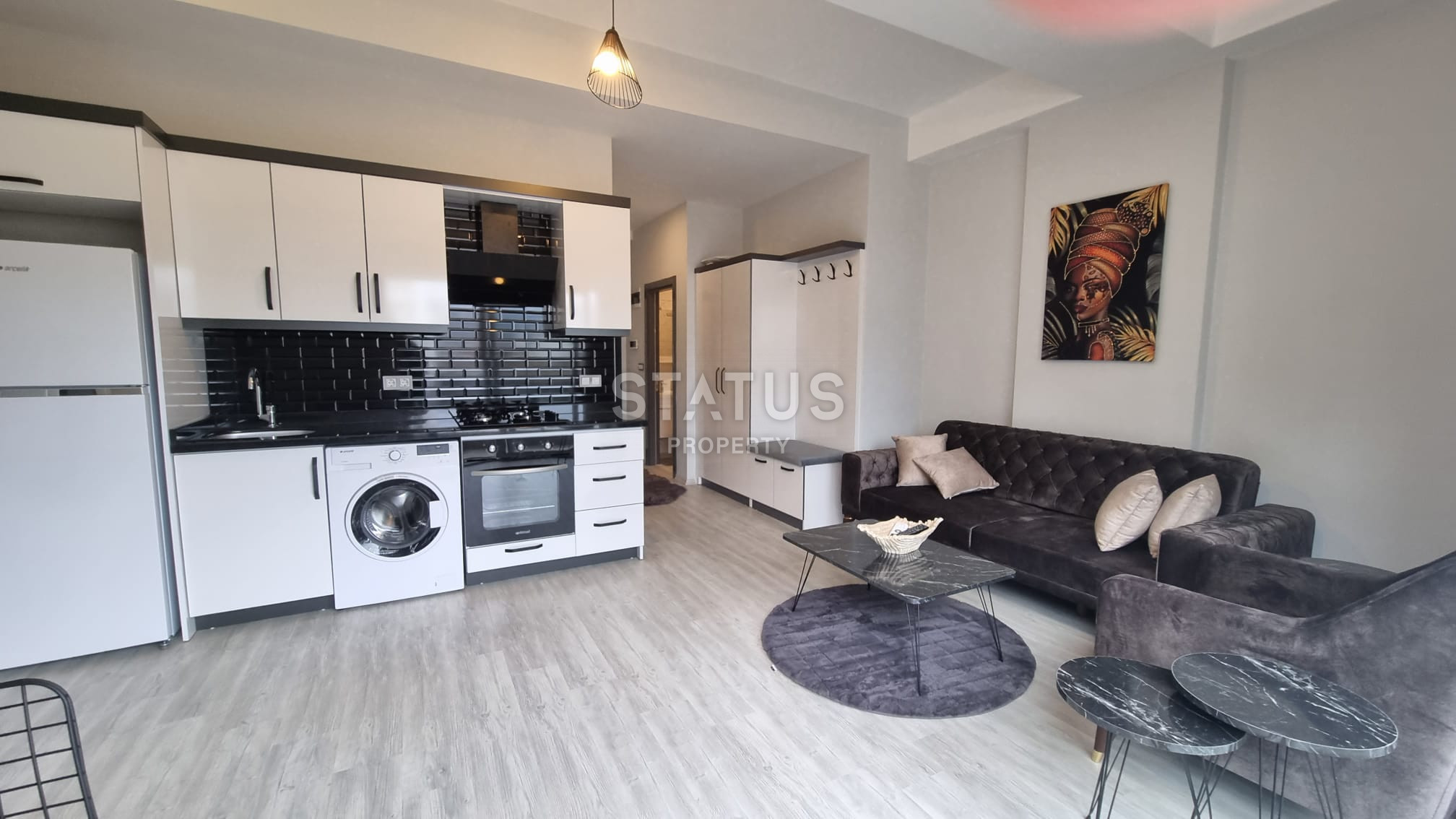 Brand new furnished 1+1 apartment in a complex with full infrastructure. фото 38