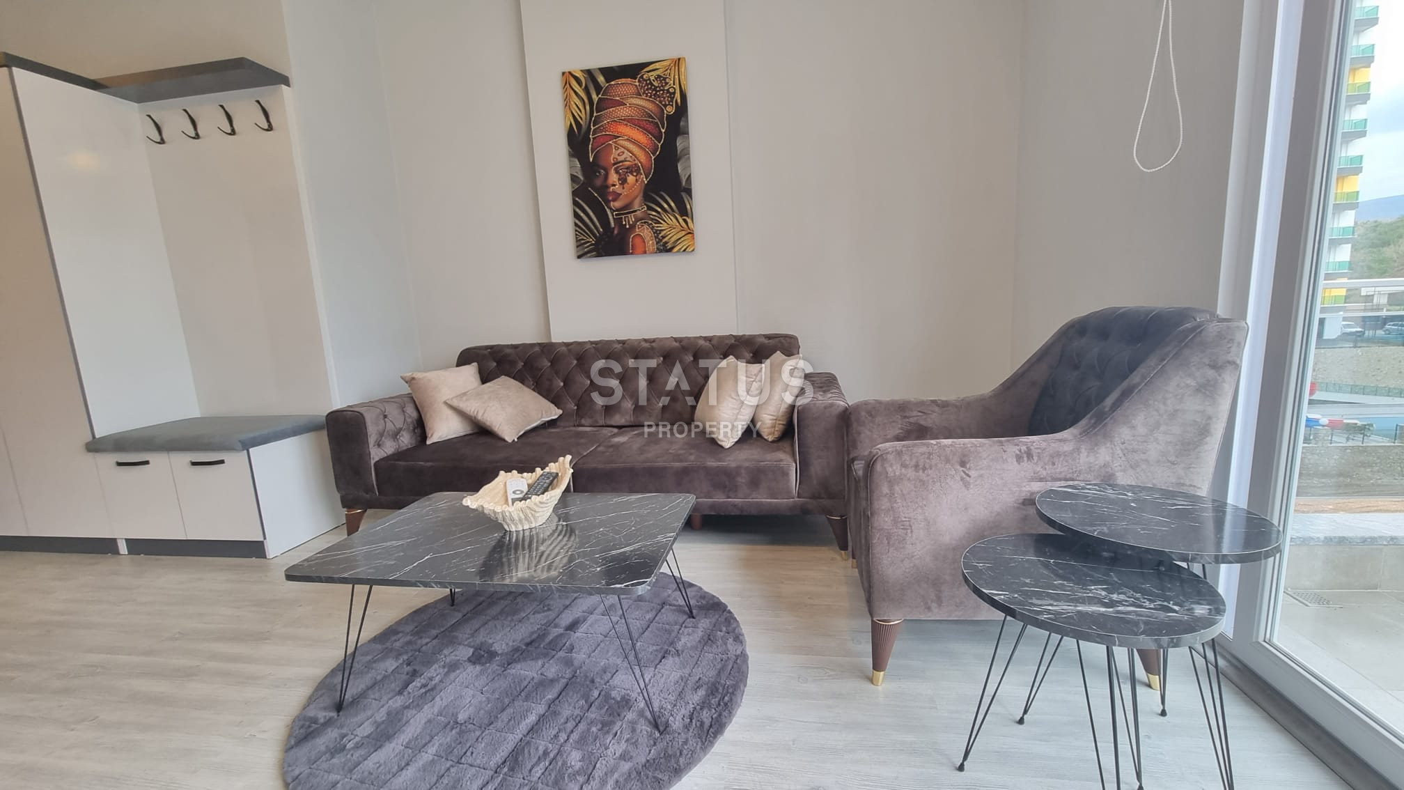 Brand new furnished 1+1 apartment in a complex with full infrastructure. фото 42