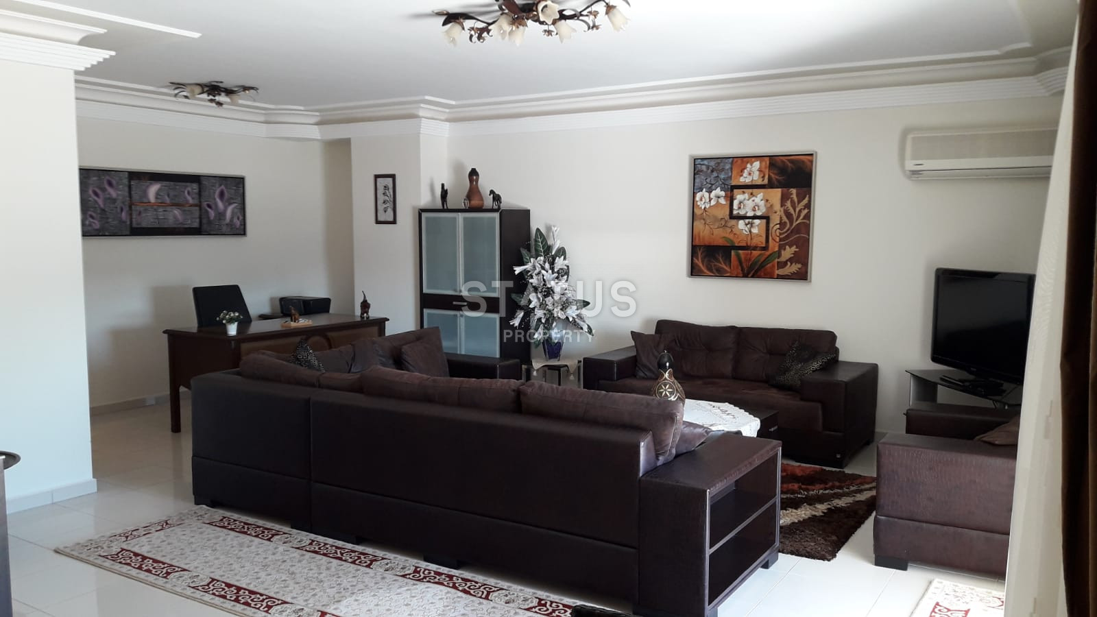 Меблированный дуплекс 4+1 с видом на море и горы в Махмутларе, 320м2 фото 3