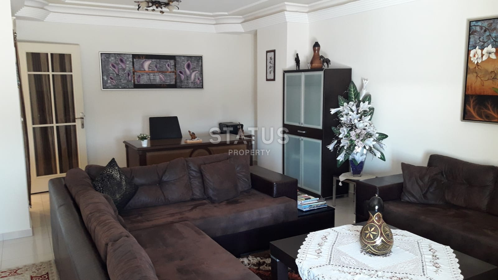 Меблированный дуплекс 4+1 с видом на море и горы в Махмутларе, 320м2 фото 28