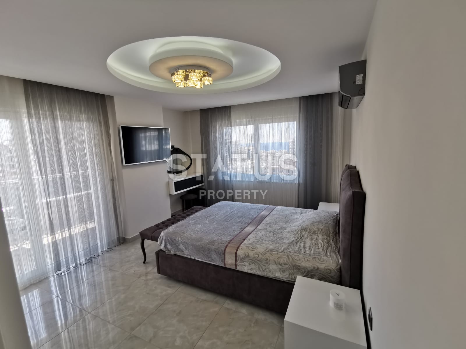 Роскошный меблированный пентхаус с видом на море и горы в Махмутларе, 200 м2 фото 9