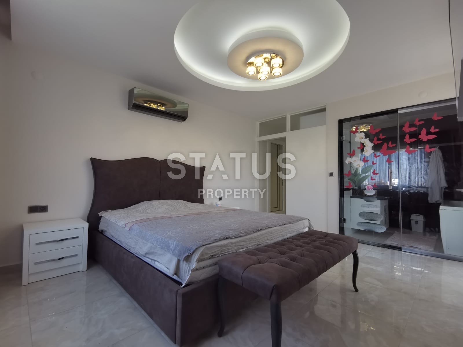 Роскошный меблированный пентхаус с видом на море и горы в Махмутларе, 200 м2 фото 12