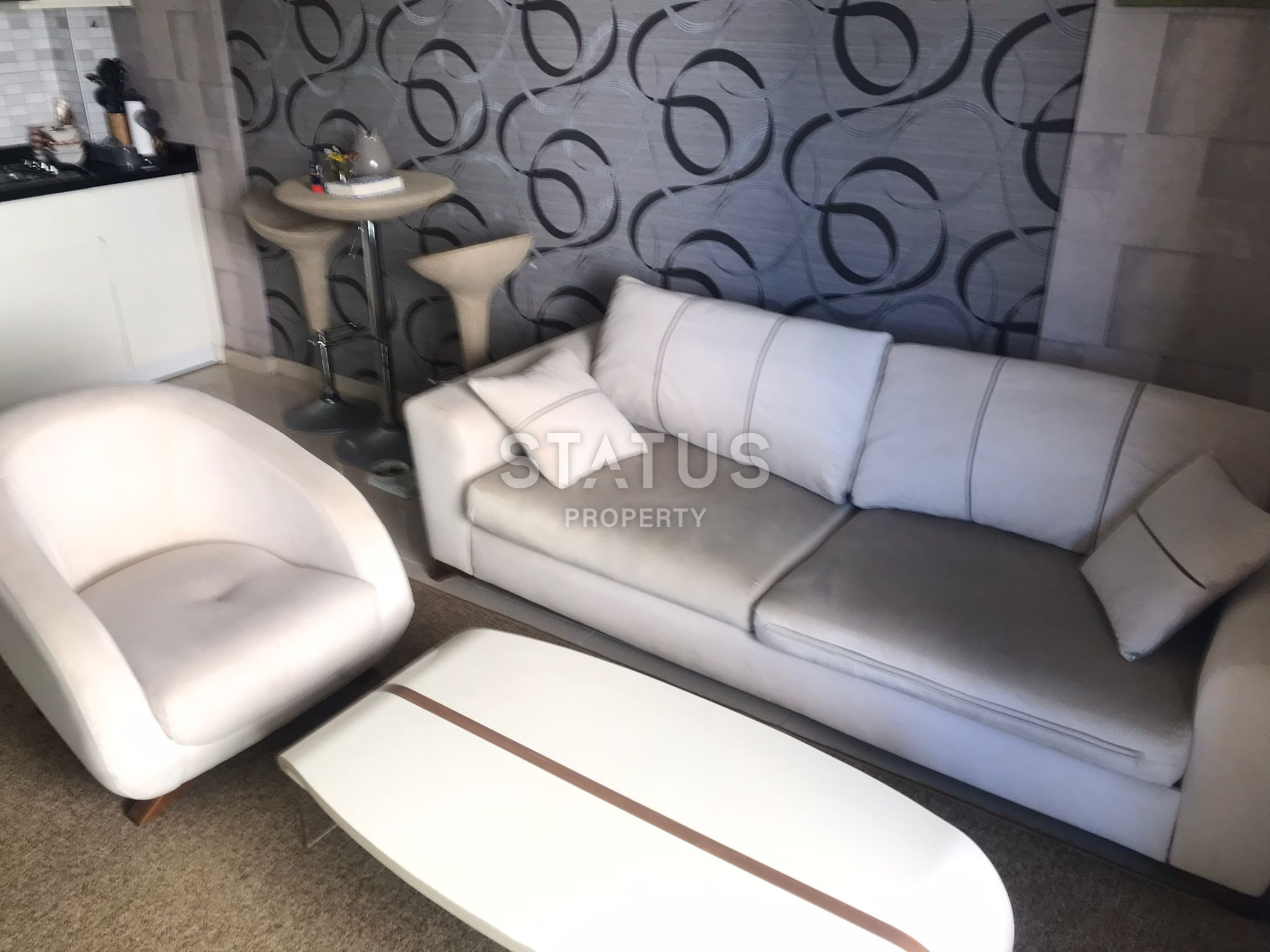 Furnished apartment in Kestel 1+1.55m2 фото 5